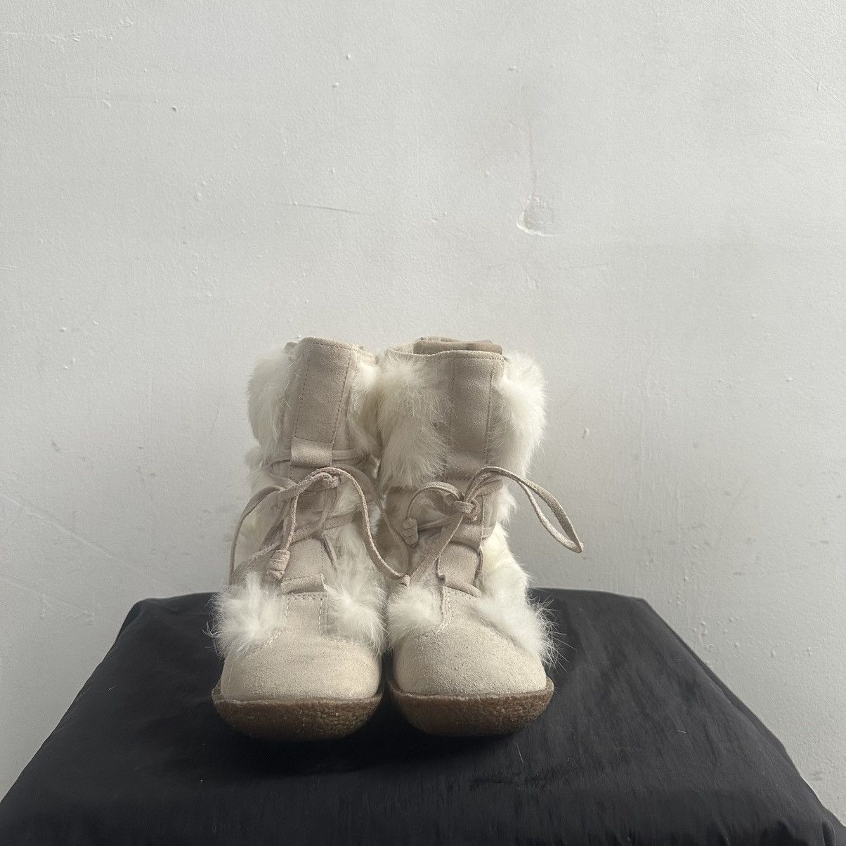 Diesel Vintage Diesel Fur Boots Rick Owens Style Size US 5.5 / IT 35.5 - 3 Thumbnail