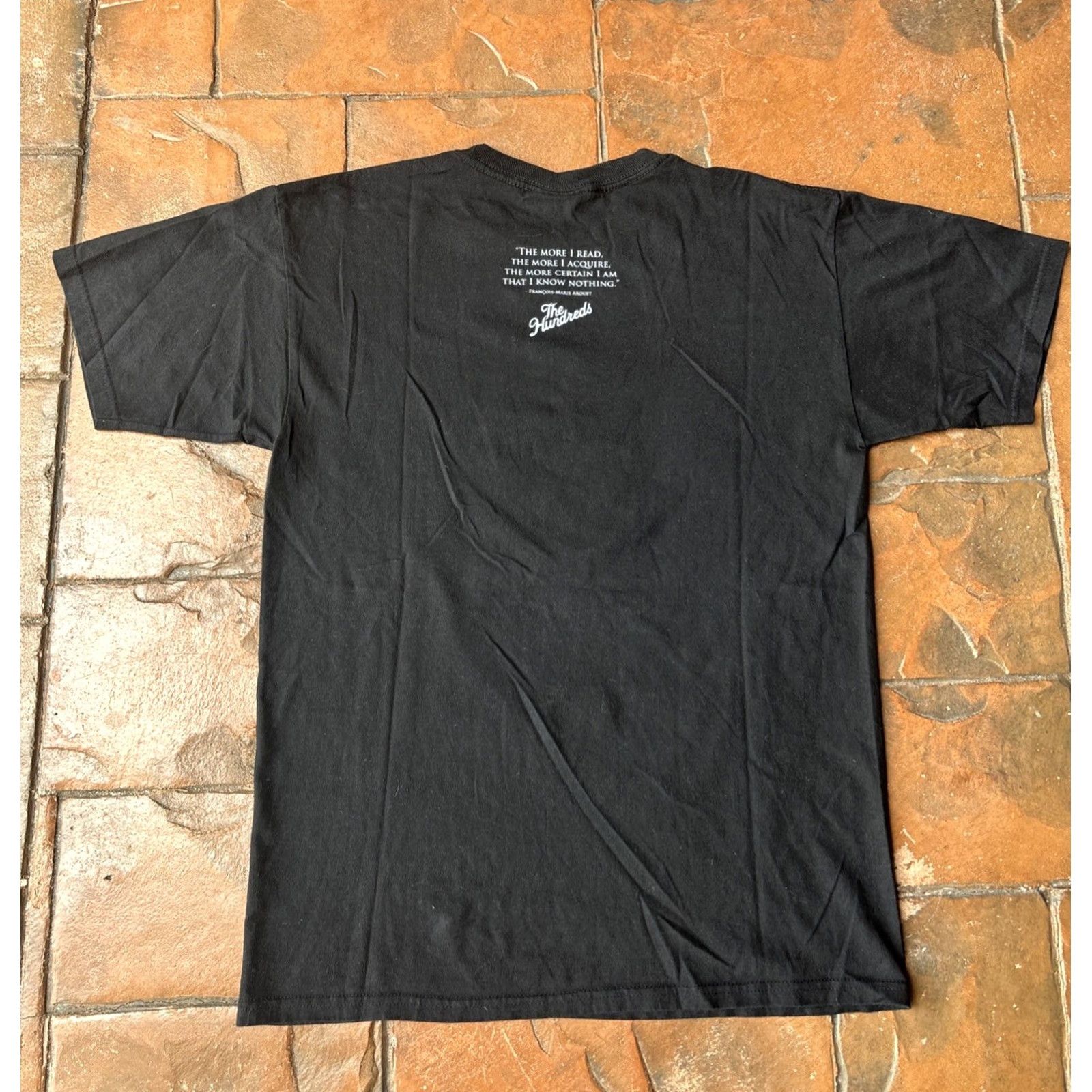 The Hundreds The Hundreds Skull Brain Graphic T-Shirt Medium Black Mens Short Sleeve Crew Neck Cotton Regular Logo Vintage: No Size US M / EU 48-50 / 2 - 3 Thumbnail