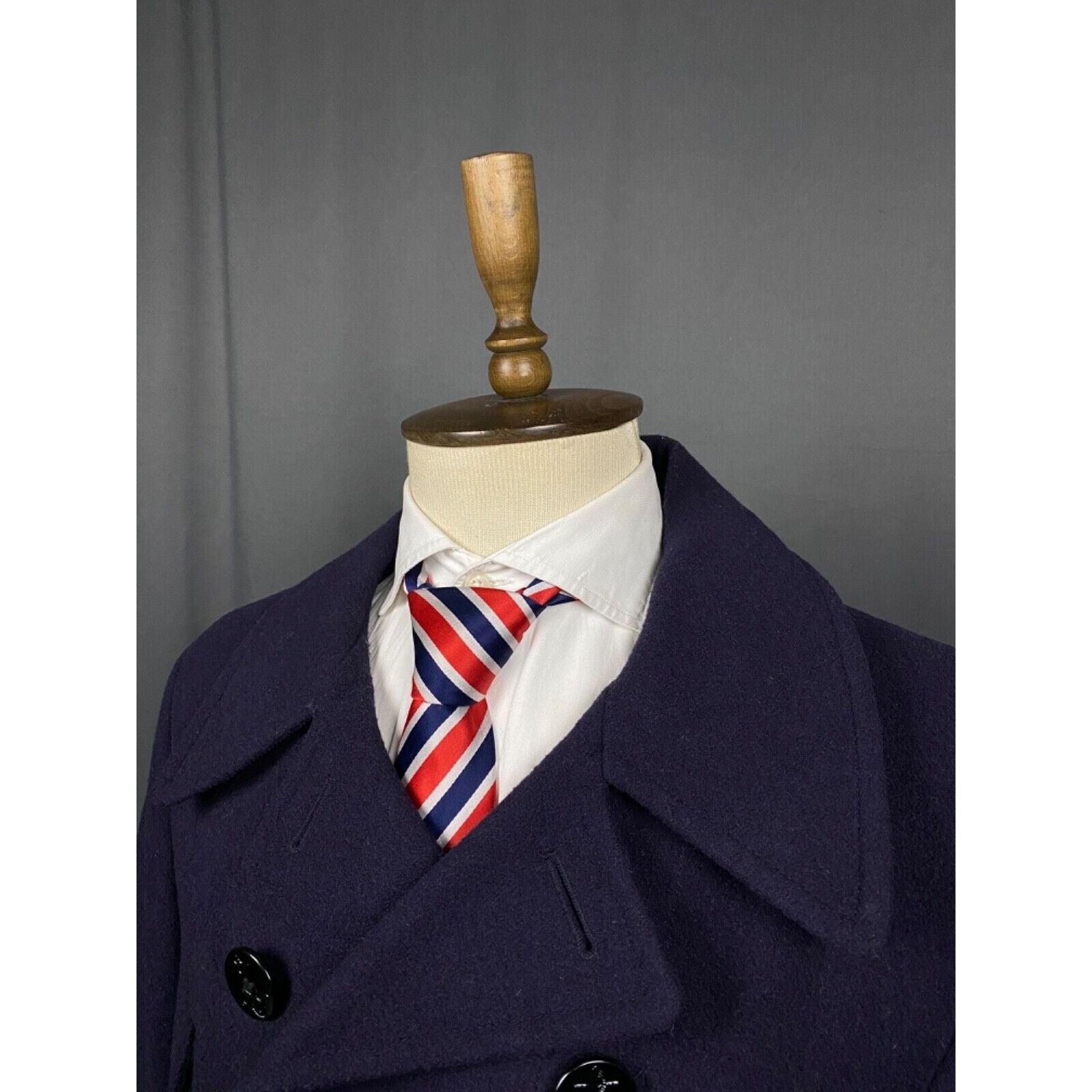 Denim & Supply Ralph Lauren Ralph Lauren Denim&Supply Men's Blue Wool Double Breasted Pe Size US L / EU 52-54 / 3 - 5 Thumbnail