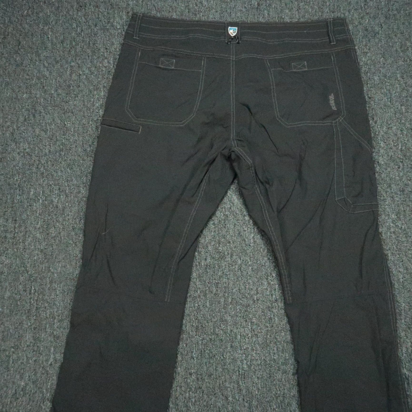 Vintage Kuhl Pants Mens 40x32 Gray Hiking Lightweight Nylon Spandex Pockets 5-Pocket; Zip Snap Front Straight Inseam 32" Regular Mens Clothing Size US 40 / EU 56 - 5 Thumbnail