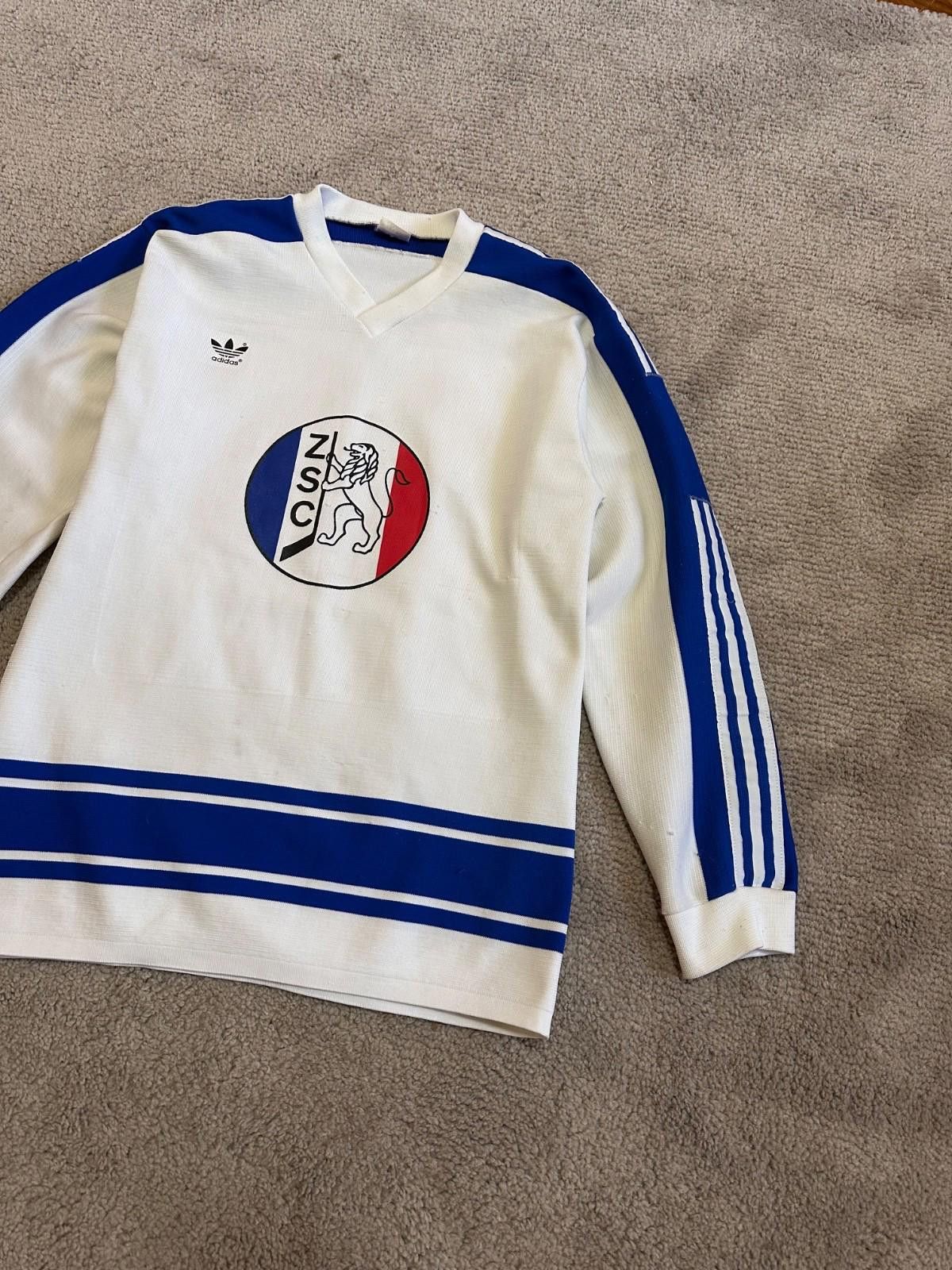 Adidas VINTAGE ZSC LIONS 1980 #15 SAVARD ICE HOCKEY JERSEY Size US XL / EU 56 / 4 - 4 Thumbnail
