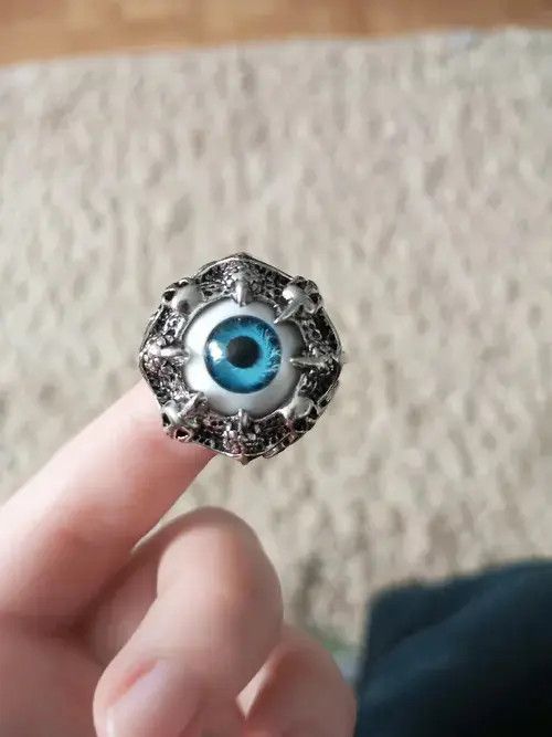Japanese Brand × Jewelry × Vintage Eyes Claw Biker Gothic Fashion Ring Size 8 9 10 11 Size ONE SIZE - 4 Thumbnail