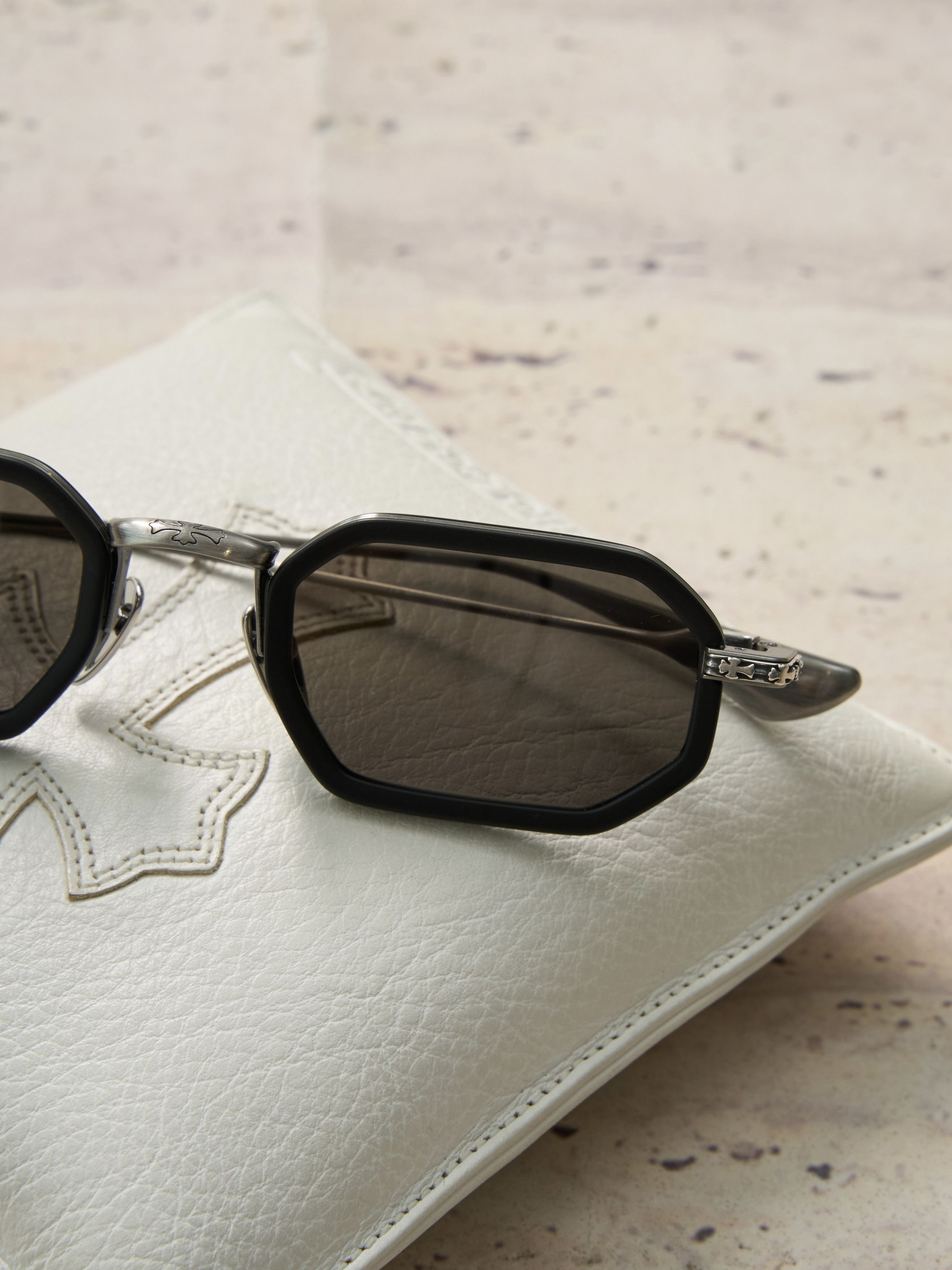 Chrome Hearts CHROME HEARTS STYLIDA MATTE BLACK/PEWTER - SUN Size ONE SIZE - 3 Thumbnail
