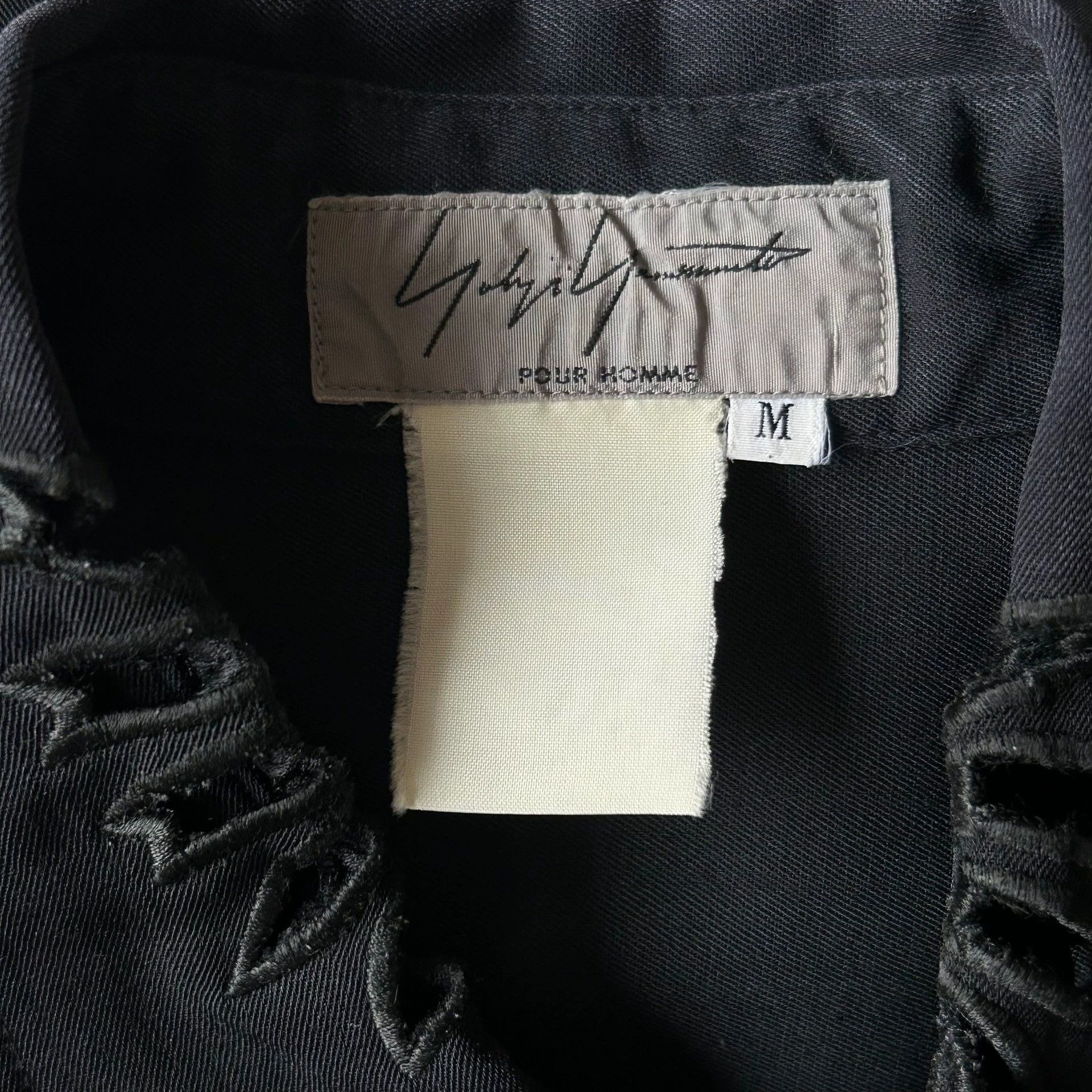 Yohji Yamamoto Yohji Yamamoto 96SS Flower Boy Cutout Wool Shirt Size US M / EU 48-50 / 2 - 8 Thumbnail