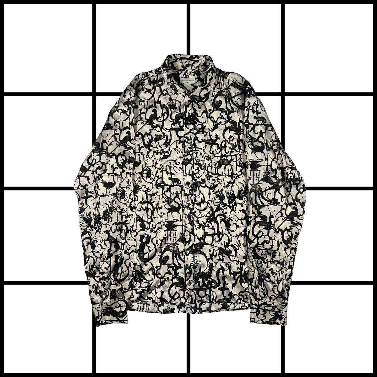 Dries Van Noten |[ SS17 Dries Van Noten Printed Viscose Button Up Shirt ]| Size US M / EU 48-50 / 2 - 1 Thumbnail