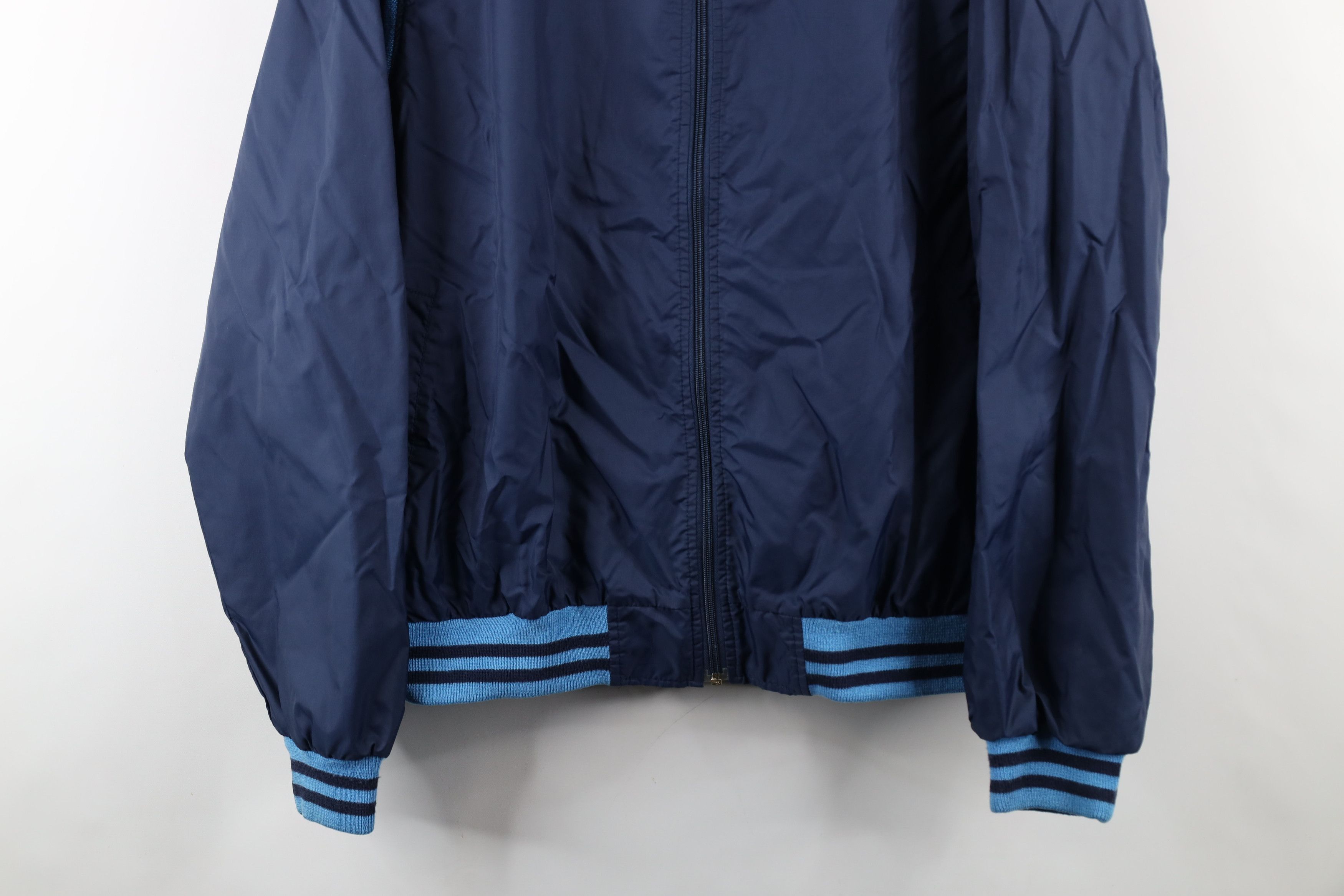 Vintage Vintage 70s Streetwear Lined Striped Windbreaker Jacket Size US XXL / EU 58 / 5 - 3 Thumbnail