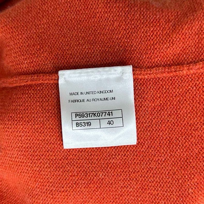 Chanel Chanel Orange cashmere cardigan jacket 2504-Nextarrow Size S / US 4 / IT 40 - 6 Thumbnail