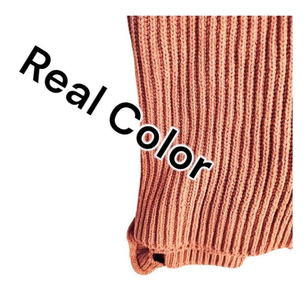 Guess RARE Guess Ribbed Cut Out Cold Shoulder knit Sweater Salmon Size M / US 6-8 / IT 42-44 - 7 Thumbnail