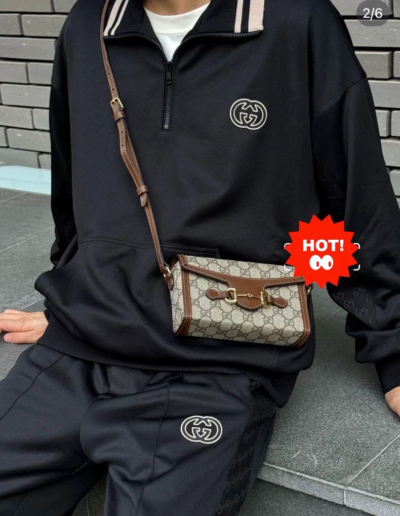 Gucci Gucci New black embroidered letter sweatshirt 2502-Nextarro Size US XL / EU 56 / 4 - 8 Thumbnail