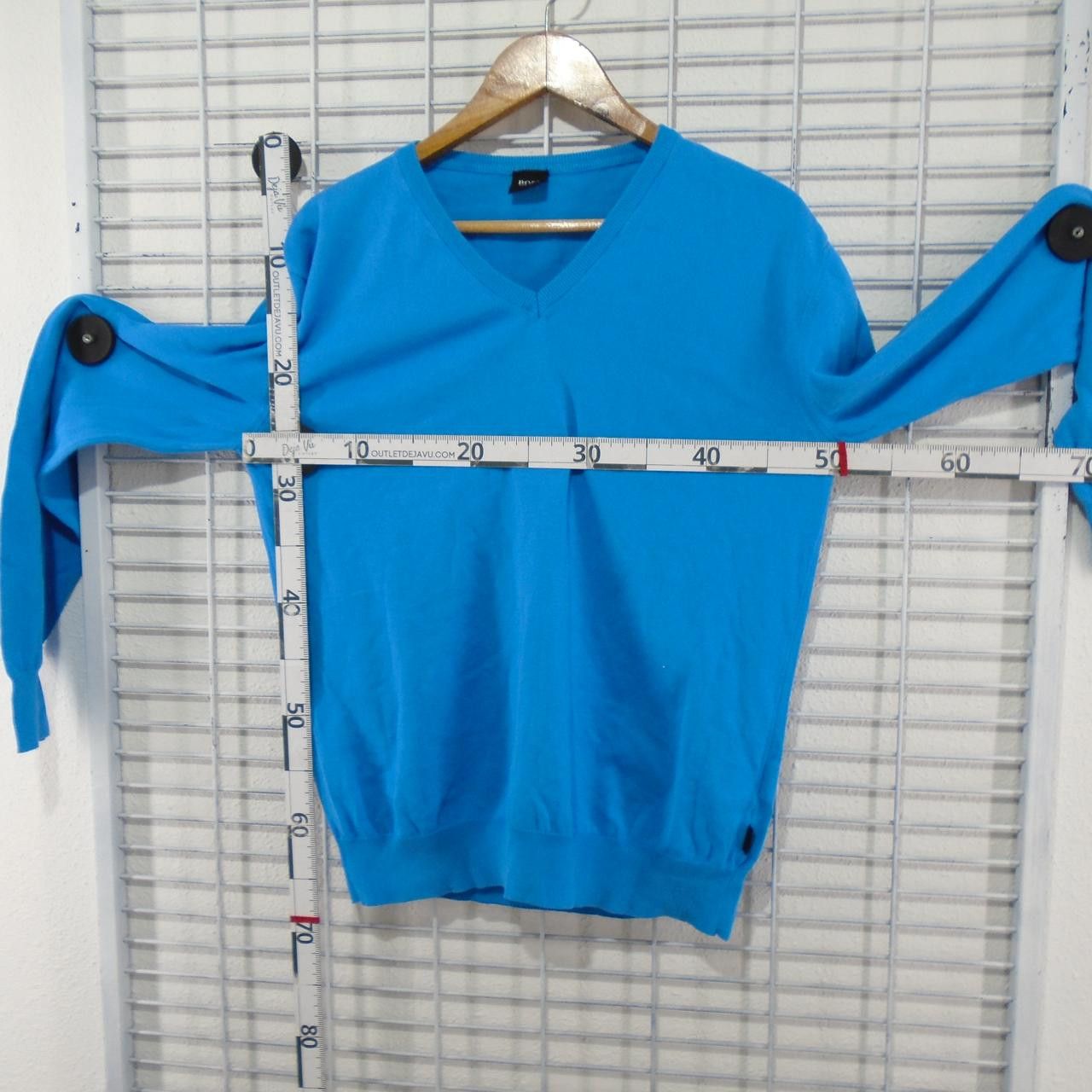 Hugo Boss Men's Sweater Hugo Boss. Blue. S. Used. Good Size US S / EU 44-46 / 1 - 8 Thumbnail