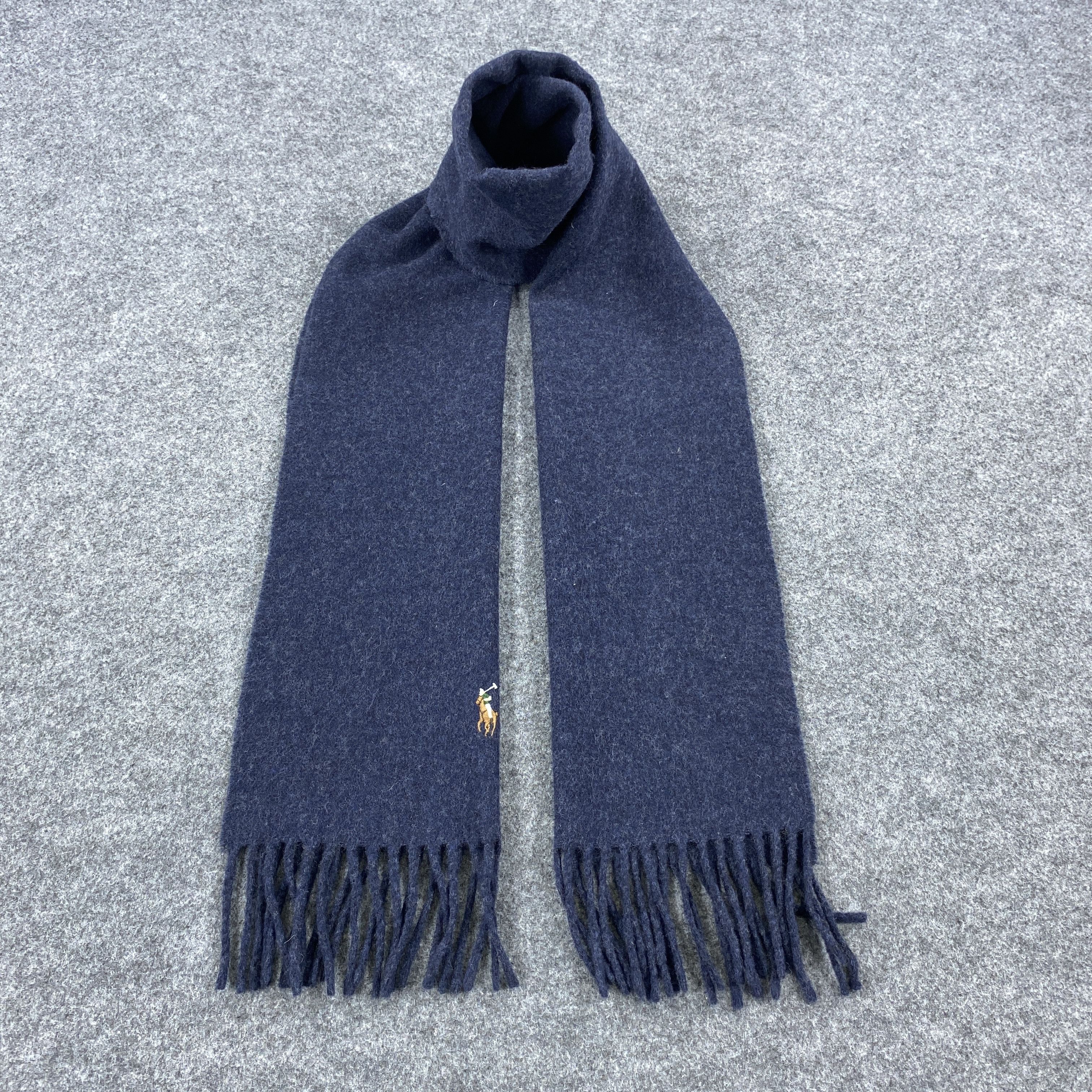 Polo Ralph Lauren × Vintage Polo Ralph Lauren Scarf # Muffler # Neckwear # D693 Size ONE SIZE - 1 Thumbnail