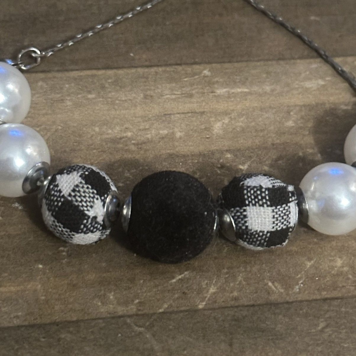 Other Silver tone mixed bead slider bracelet Size ONE SIZE - 4 Thumbnail