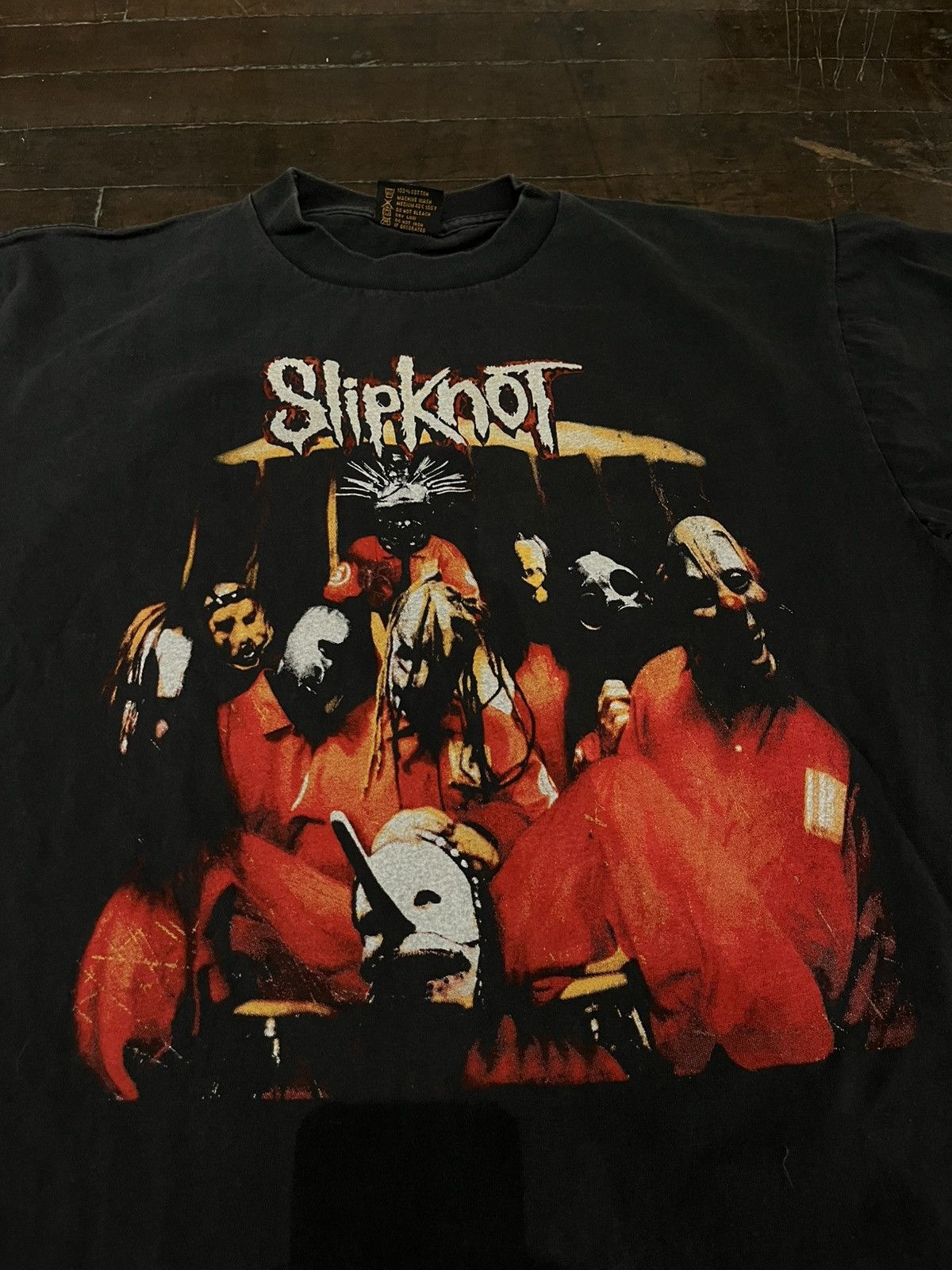 Vintage 1999 SLIPKNOT “Self Titled” T-Shirt Size US L / EU 52-54 / 3 - 1 Thumbnail