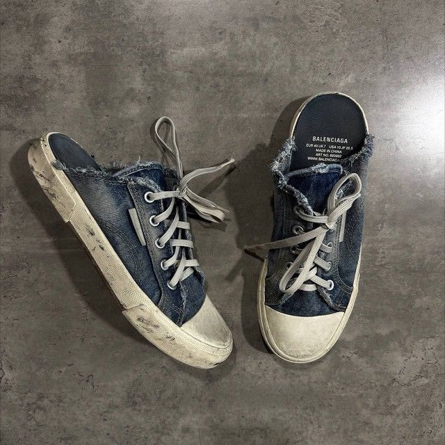 Balenciaga Balenciaga mules in blue Size US 7 / EU 40 - 2 Thumbnail
