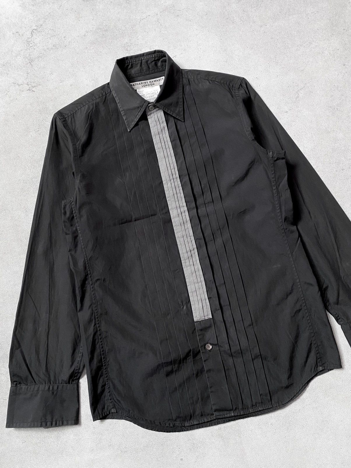 Katharine Hamnett London Vintage Katharine Hamnett London Pleated Shirt Button Size US M / EU 48-50 / 2 - 3 Thumbnail