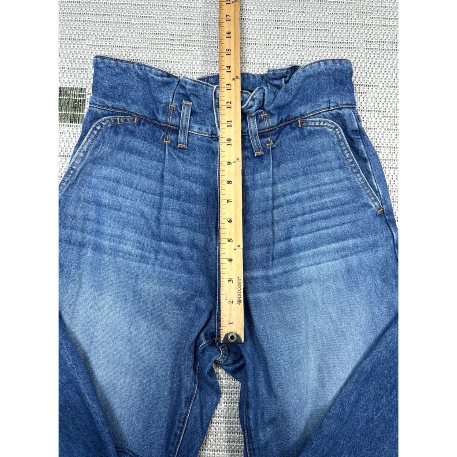Veronica Beard VERONICA BEARD Jeans Addie Extra High Rise Beacon Womens 27 Blue 28x26 Vintage No Size 27" / US 4 / IT 40 - 6 Thumbnail