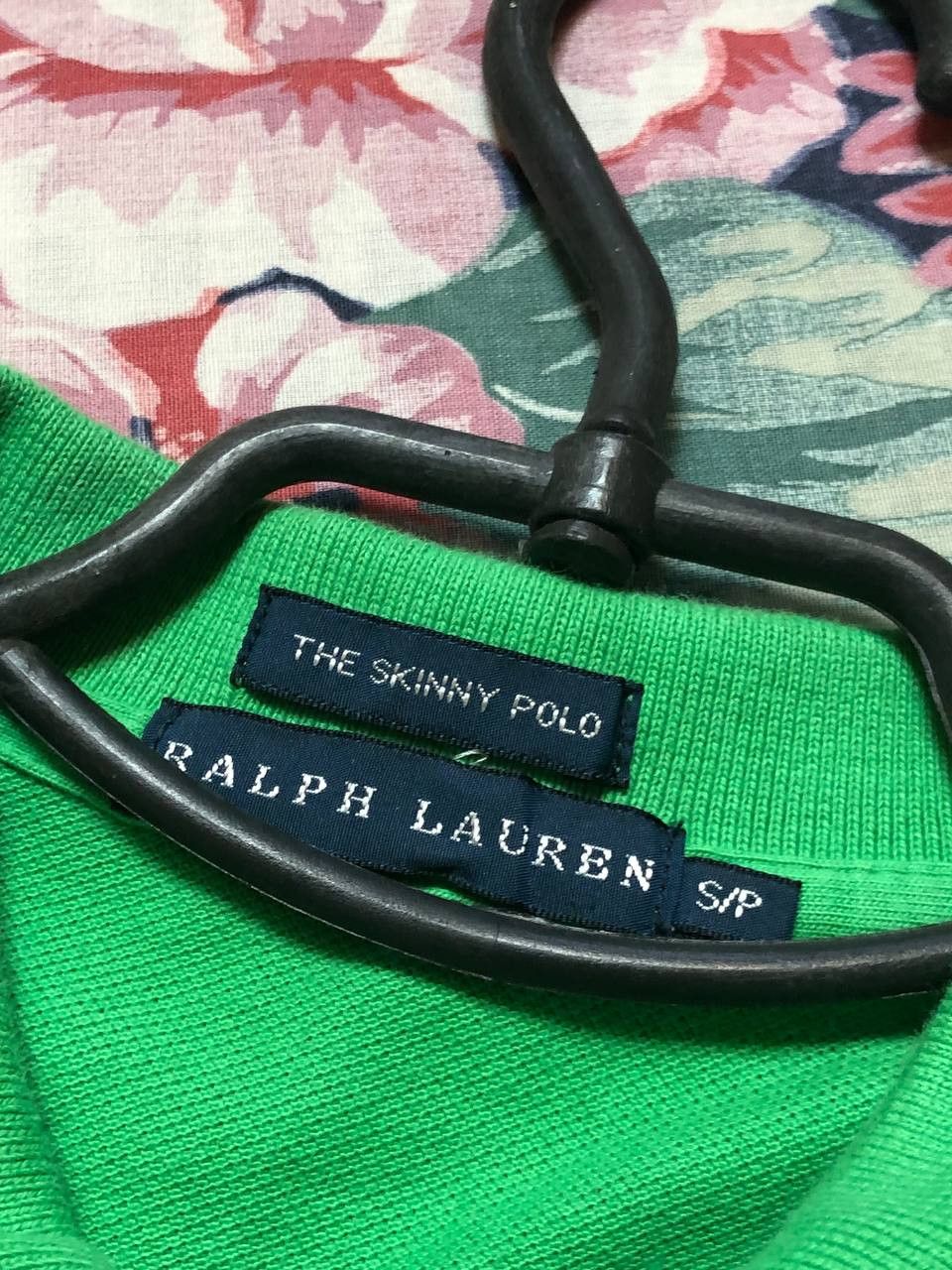 Polo Ralph Lauren Ralph Lauren Green Logo Embroidered Cotton Skinny Polo Size S / US 4 / IT 40 - 2 Thumbnail
