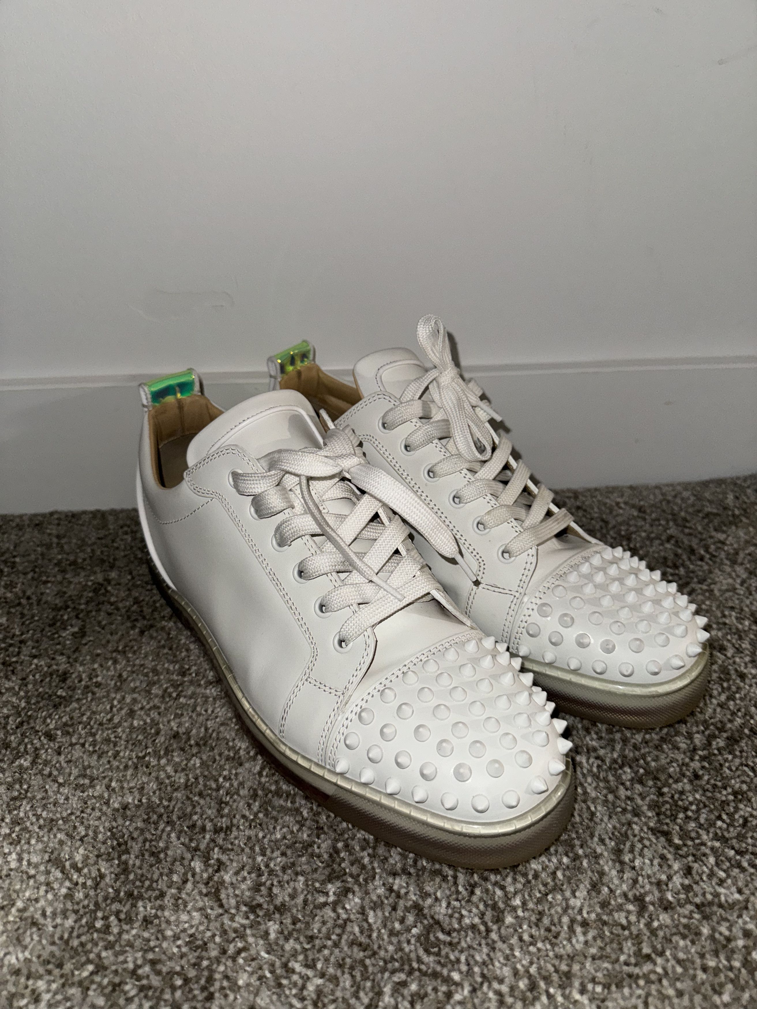 Christian Louboutin Christian Louboutin Mens Spike Sneakers Size US 11 / EU 44 - 4 Thumbnail