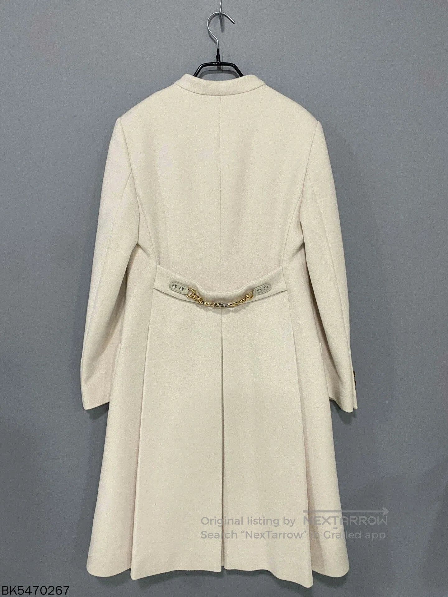Gucci Gucci Gold Button Wool Coat. Size S / US 4 / IT 40 - 3 Thumbnail