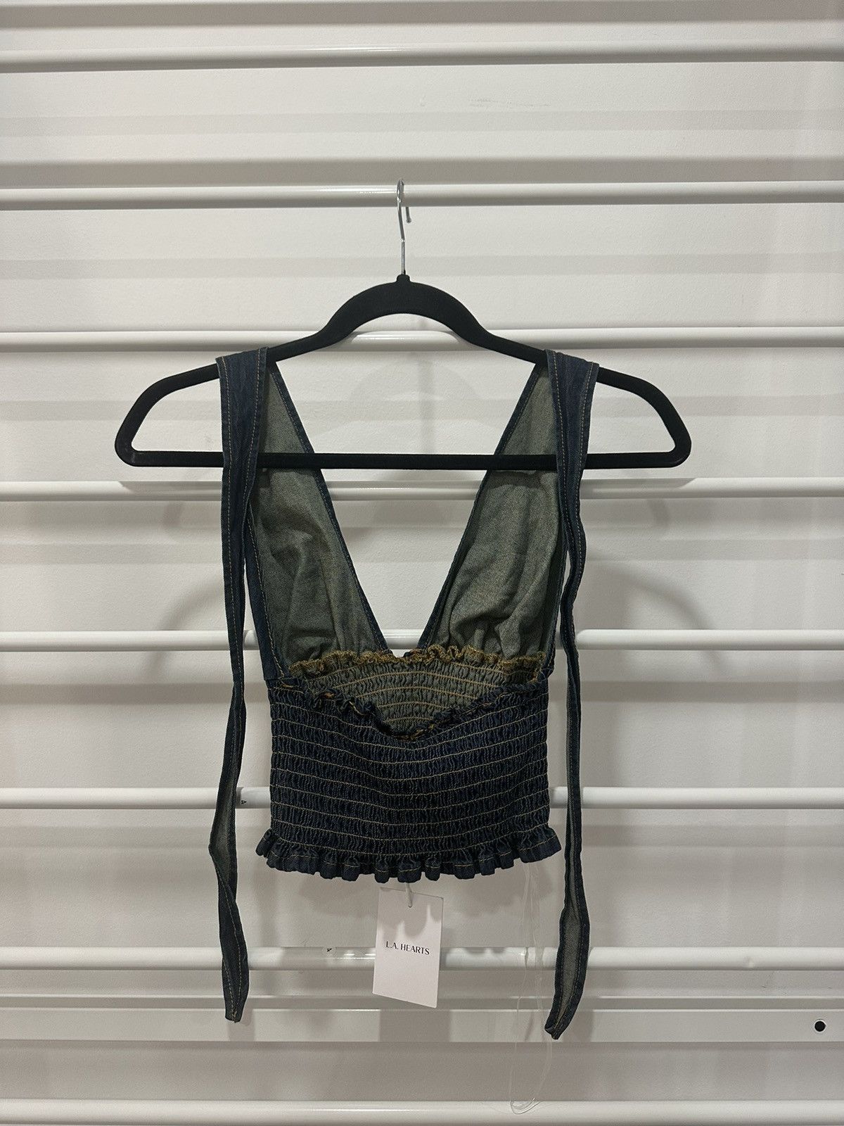 Other Denim Halter Top Size S / US 4 / IT 40 - 2 Thumbnail