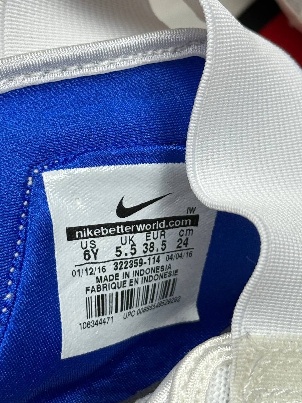 Nike Nike Air Rifts White Royal Blue and Black Trainers Size US 6 / IT 36 - 8 Thumbnail