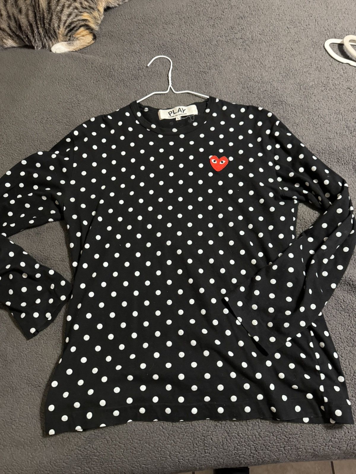 Comme des Garcons CDG Polka Dot Long Sleeve Size US M / EU 48-50 / 2 - 1 Thumbnail