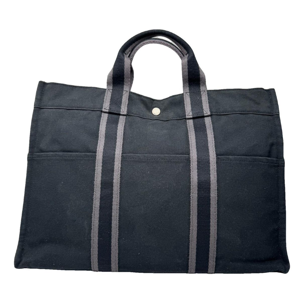 Other Hermès Black Cotton Handbag Size ONE SIZE - 1 Thumbnail