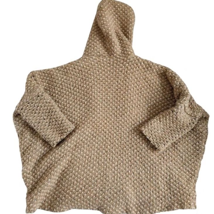 Tsumori Chisato Tsumori Chisato Blouson Jacket Hoodie Brown Dot Mohair Loop Size 2 Women Outer Blouson Coat Hooded Size XS / US 0-2 / IT 36-38 - 4 Thumbnail