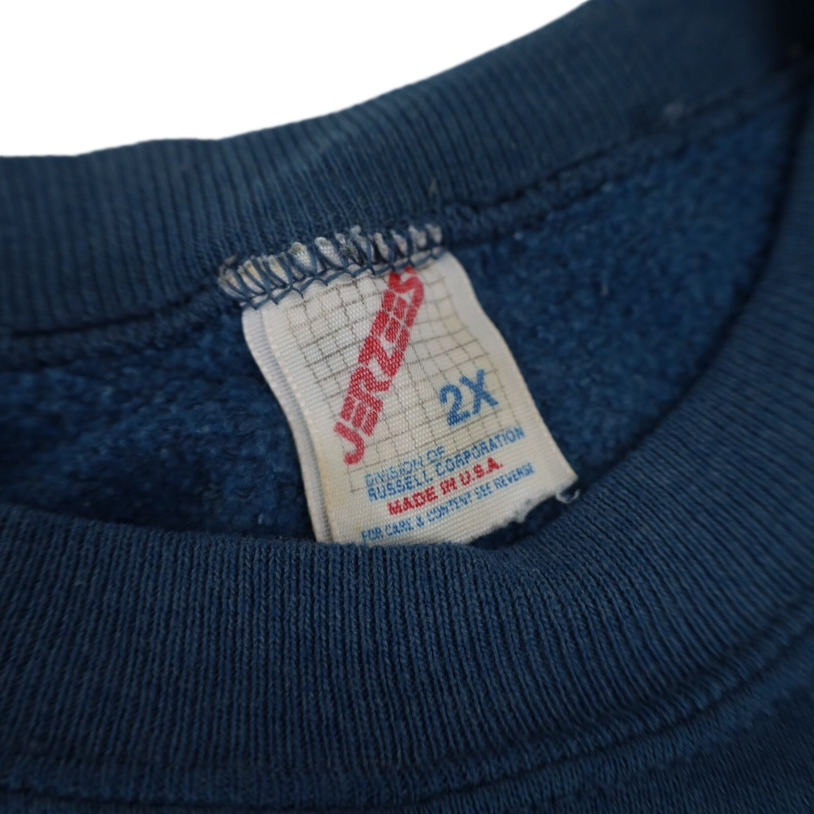 NFL × Vintage Vintage Houston Oilers Spellout Graphic Sweatshirt Size US XXL / EU 58 / 5 - 6 Thumbnail