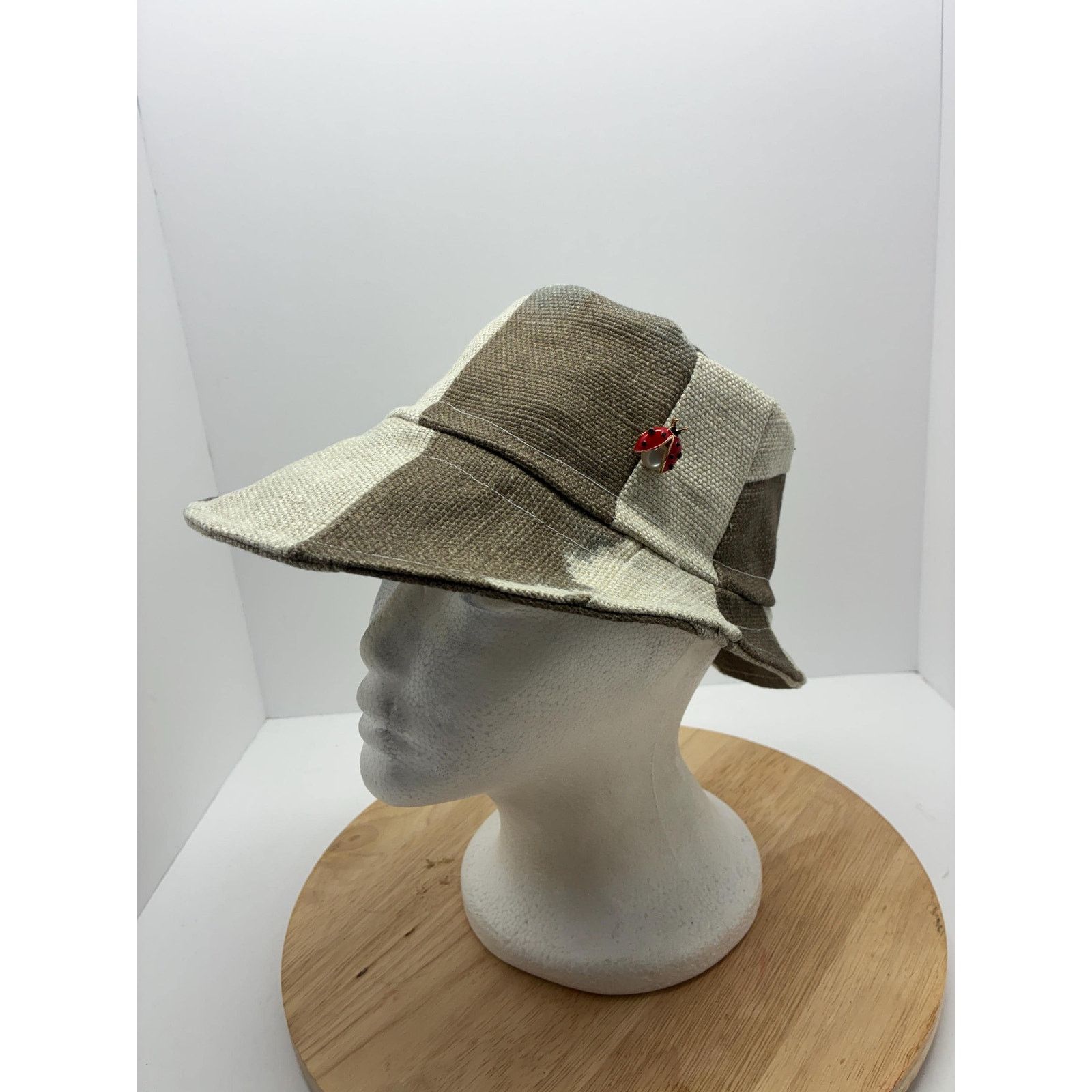 Other Upcycled Canvas Bucket Hat Small – Bonnie Bucket Patchwork Size ONE SIZE - 4 Thumbnail