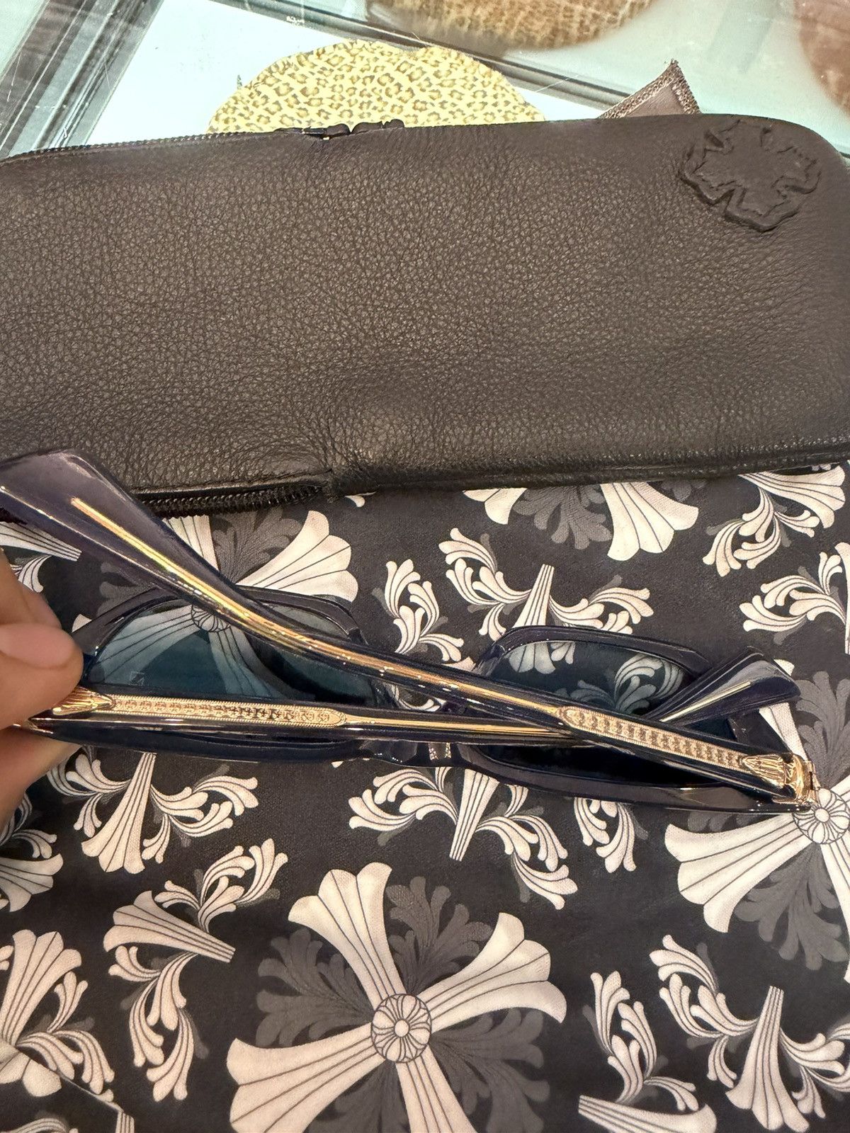 Chrome Hearts Chrome Hearts SLUNTUATION sunglasses RARE GOLD Size ONE SIZE - 10 Thumbnail