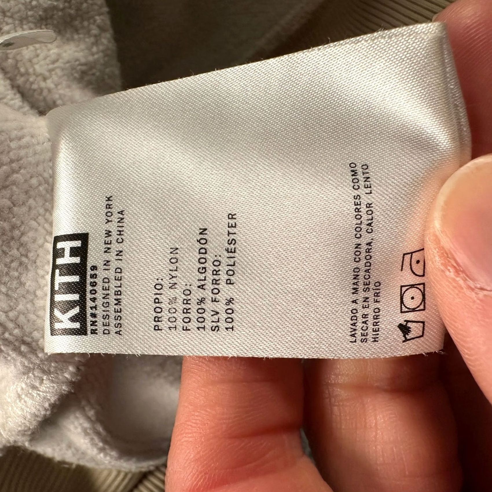 Kith Kith Hoodie Mens L Plaid Pullover Pocket Beige Blue Rust Fleece Lined Relaxed Size US L / EU 52-54 / 3 - 7 Thumbnail