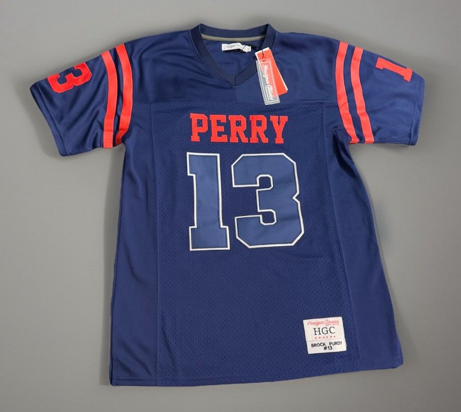 Other BROCK PURDY HIGH SCHOOL FOOTBALL JERSEY (NAVY) SIZE XL Size US XL / EU 56 / 4 - 1 Thumbnail