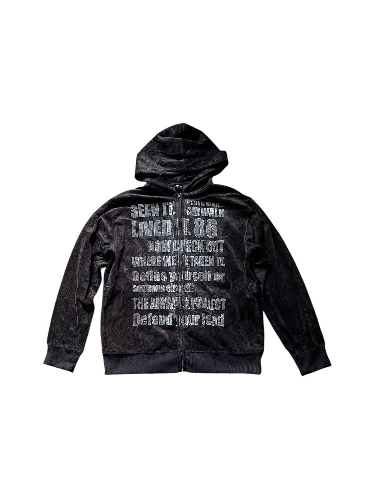 Airwalk Zipper hoodie poem airwalk y2k Size US XL / EU 56 / 4 - 1 Thumbnail