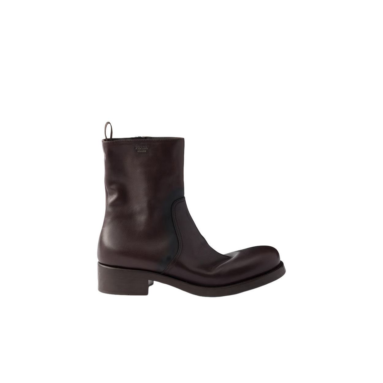 Prada PRADA $1770 Dark Brown Mid Calf Boots New And Authentic (Wom Size US 11 / IT 41 - 2 Thumbnail