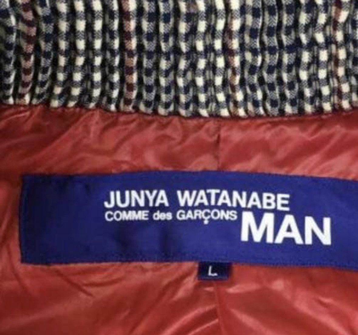 Junya Watanabe Archive! Junya Watanabe MAN AD2005 Checkered Tech Jacket L Size US L / EU 52-54 / 3 - 4 Thumbnail