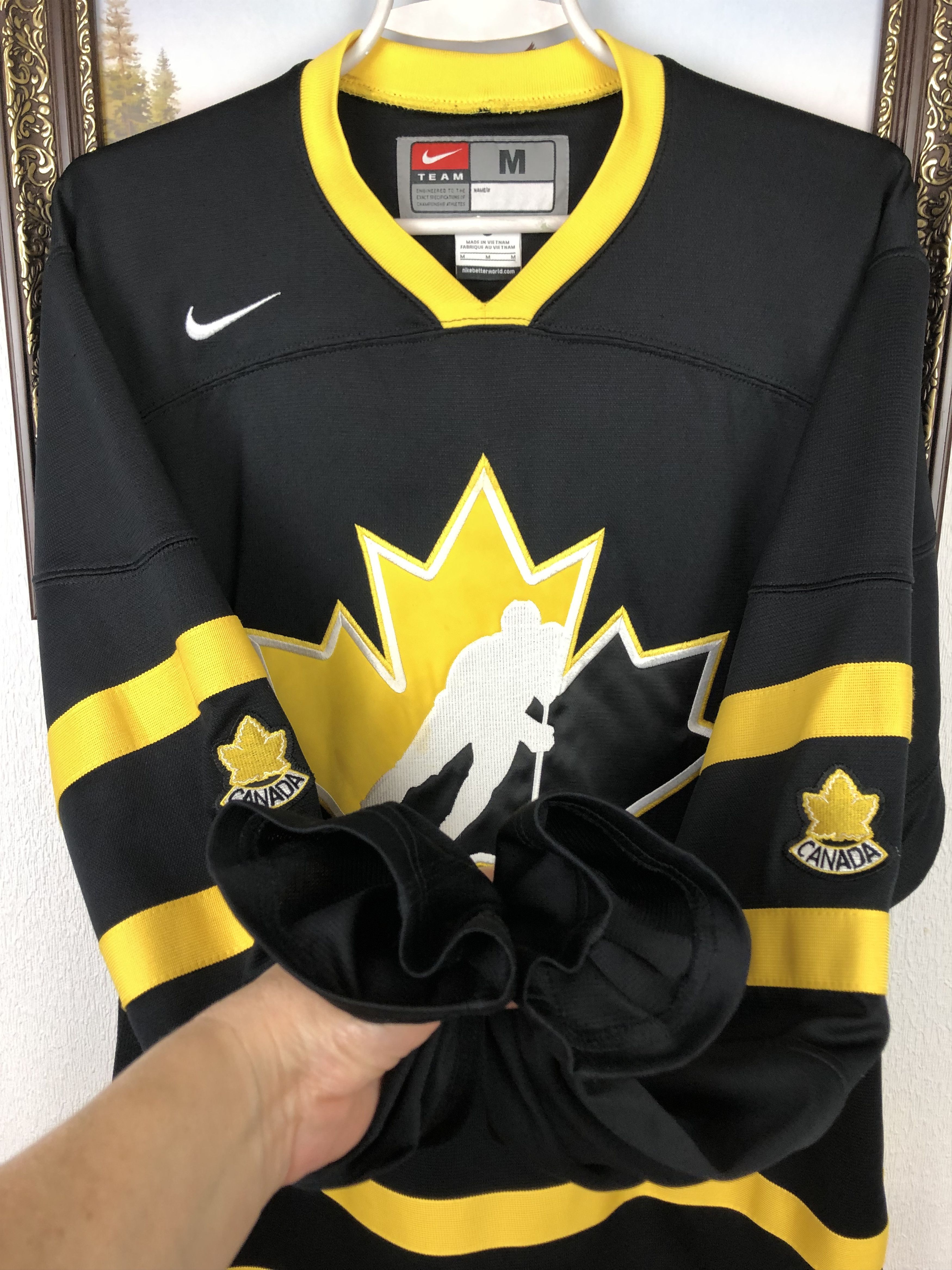 Nike Vintage Nike Canada Ice Hockey Jersey Shirt Rare Trikot Size US M / EU 48-50 / 2 - 7 Thumbnail