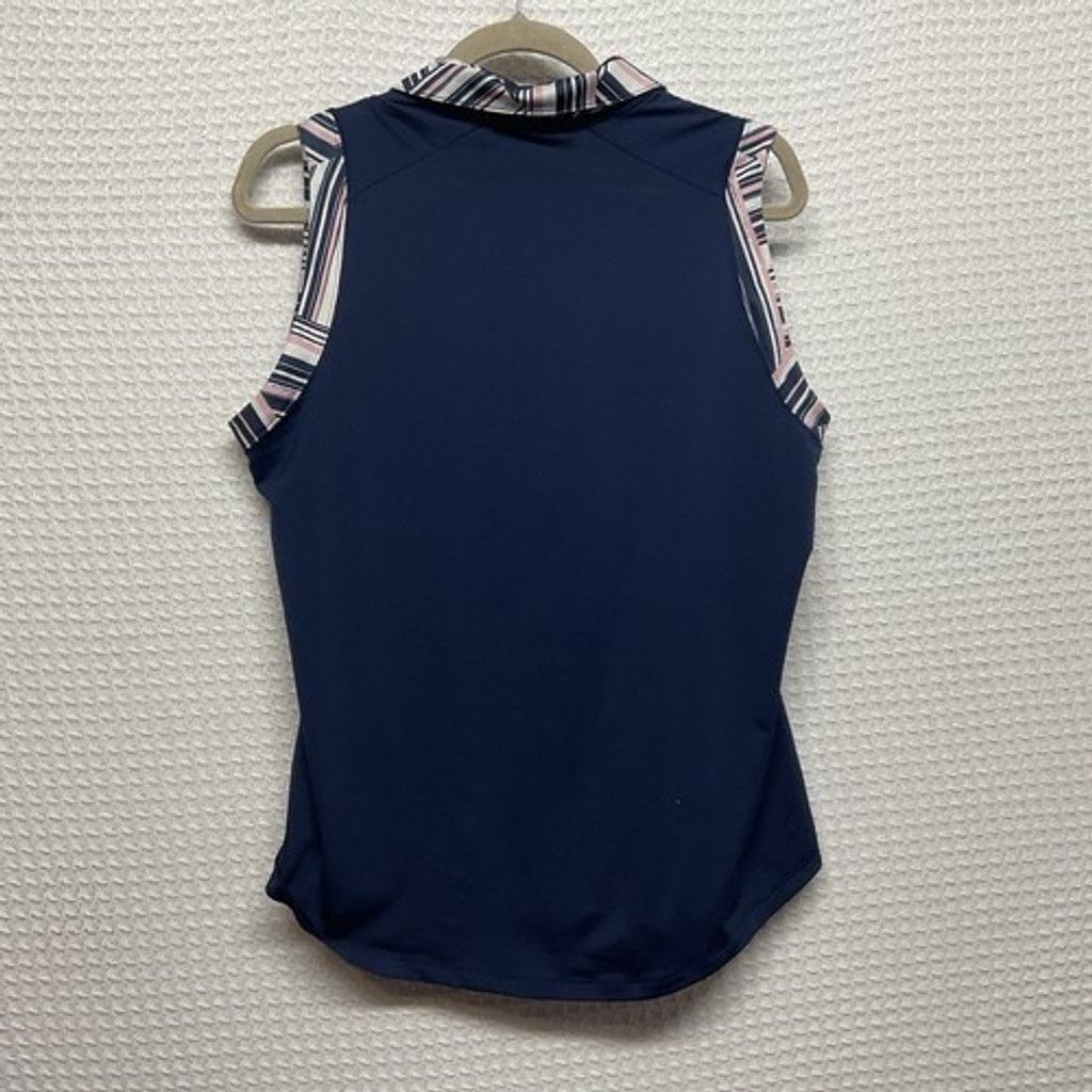 Adidas Adidas Navy Ultimate 365 Printed Polo Shirt Women Large Size L / US 10 / IT 46 - 6 Thumbnail