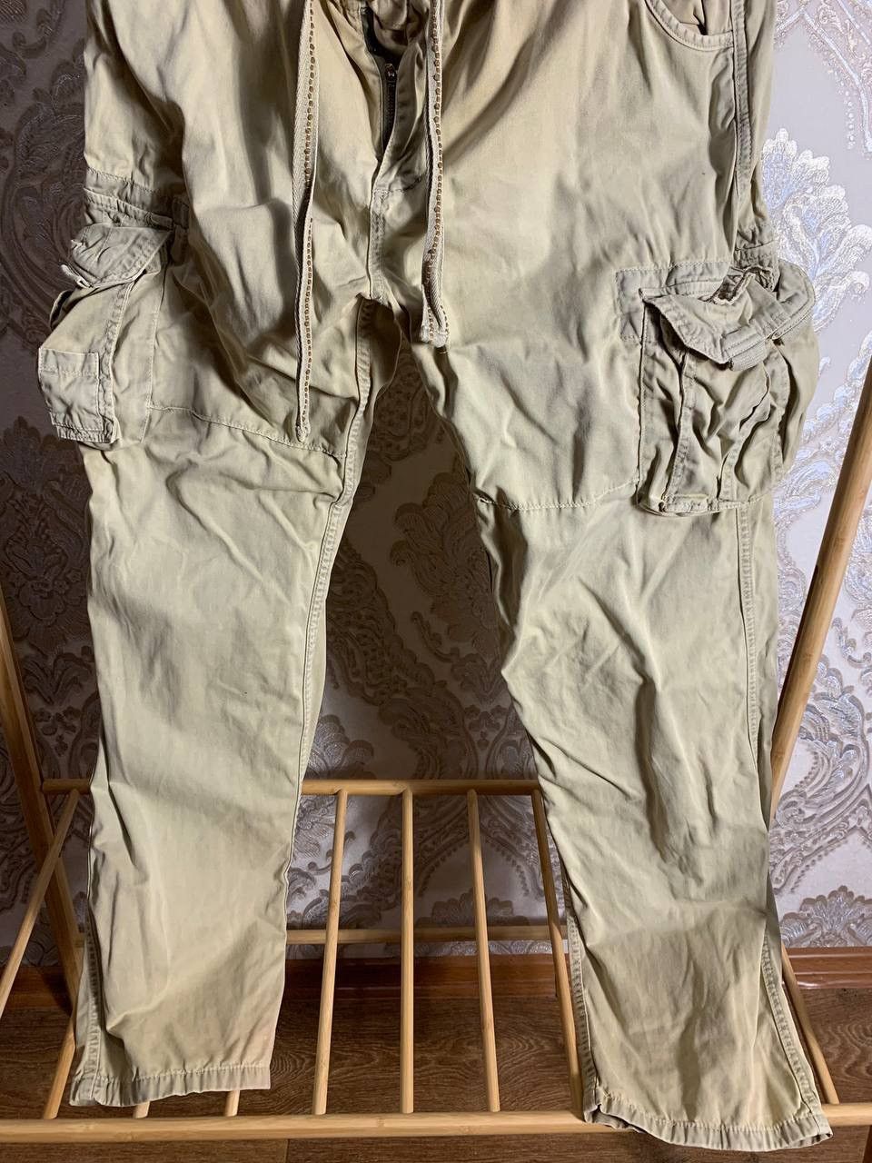 Alpha Industries × Vintage VERY RARE ALPHA INDUSTRIES CARGO PANTA GORPCORE Y2K USA 90s Size US 38 / EU 54 - 6 Thumbnail