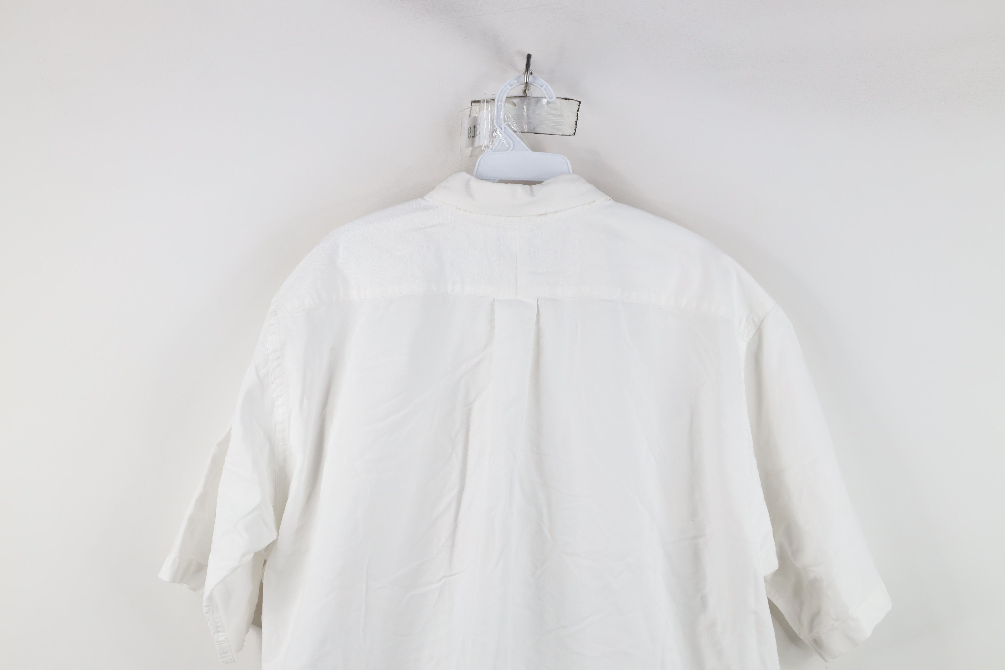 L.L. Bean × Vintage Vintage 90s LL Bean Cotton Oxford Button Down Shirt White Size US L / EU 52-54 / 3 - 10 Thumbnail