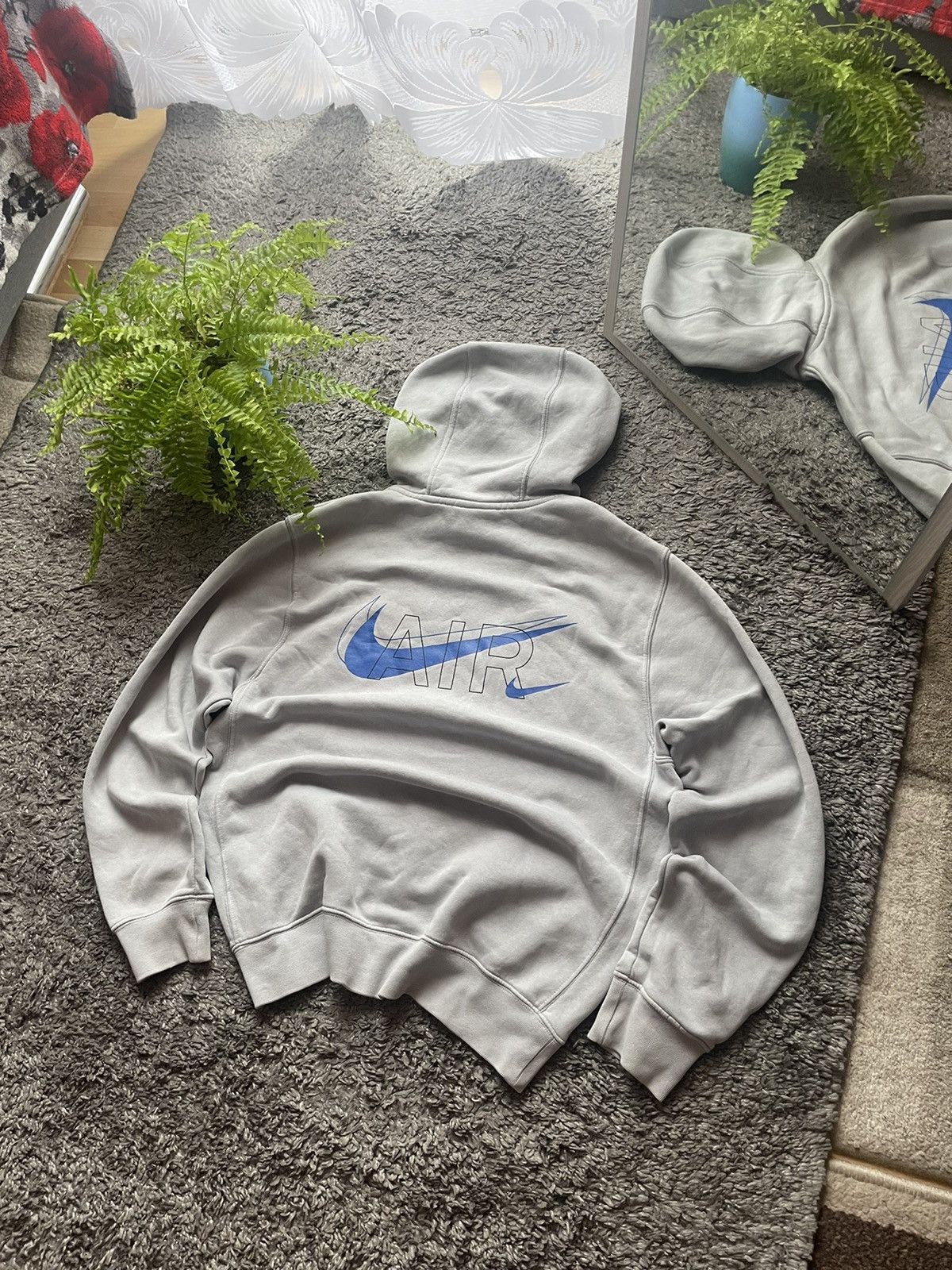Nike × Vintage Nike Hoodie Streetwear Vintage Big Logo Swoosh Size US S / EU 44-46 / 1 - 4 Thumbnail