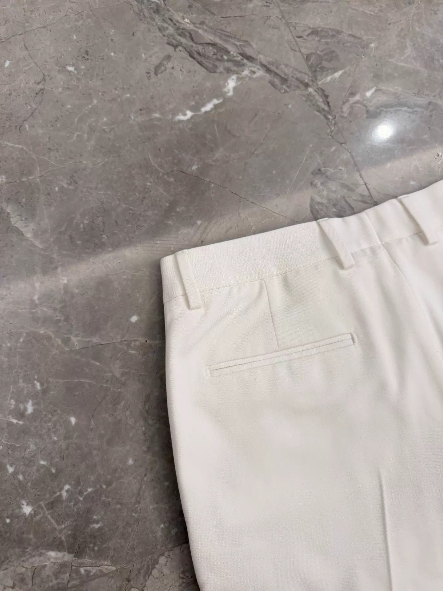 Saint Laurent Paris Saint Laurent SLP Le Smoking Wool-Silk Trousers 36 Rosie Size 25" / US 0 / IT 36 - 3 Thumbnail