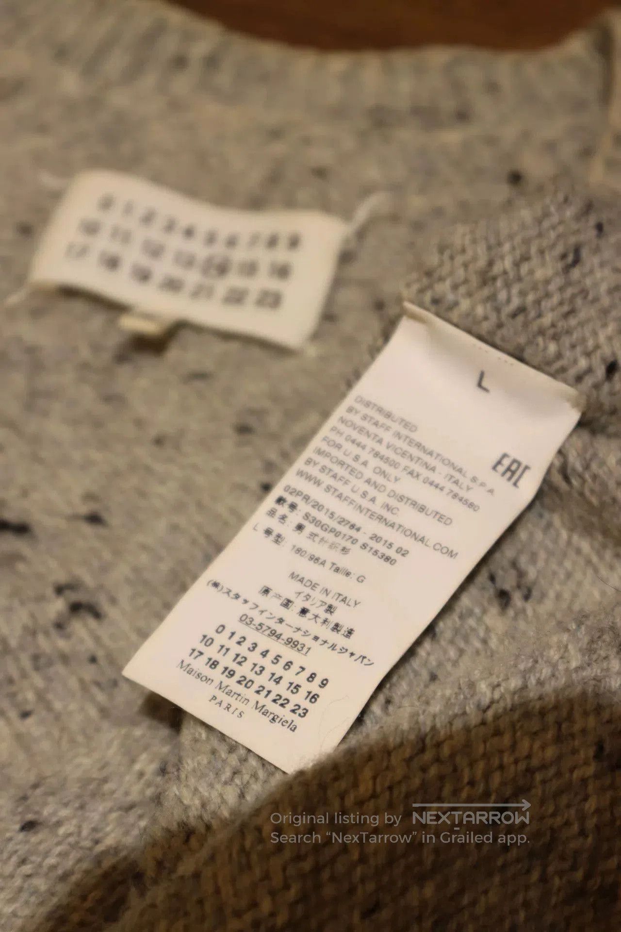 Maison Margiela Maison Martin Margiela Camel Wool Sweater. Size US L / EU 52-54 / 3 - 6 Thumbnail