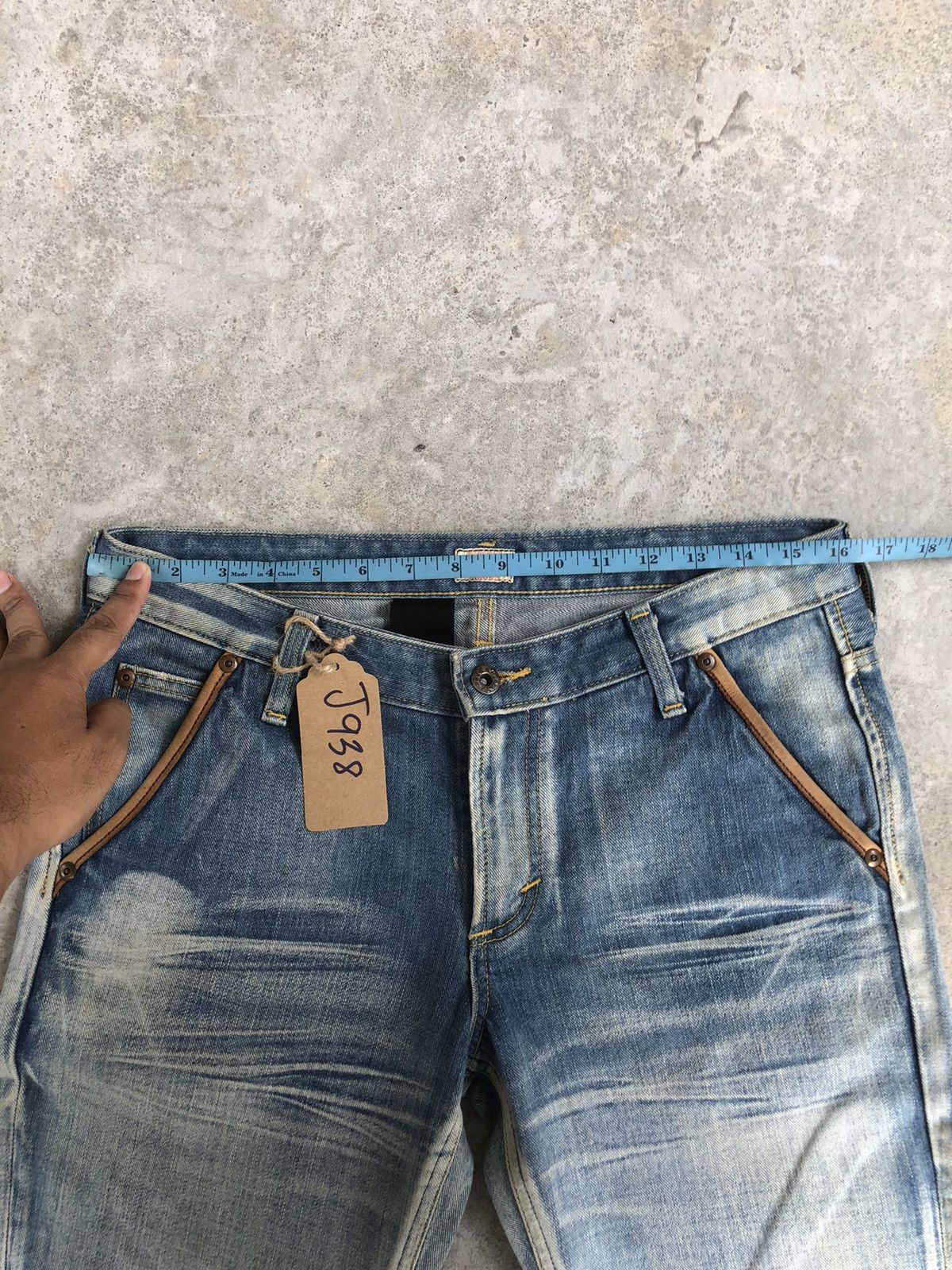 Lee Japanese Lee Flared Jeans Distressed Jeans Size US 32 / EU 48 - 17 Thumbnail