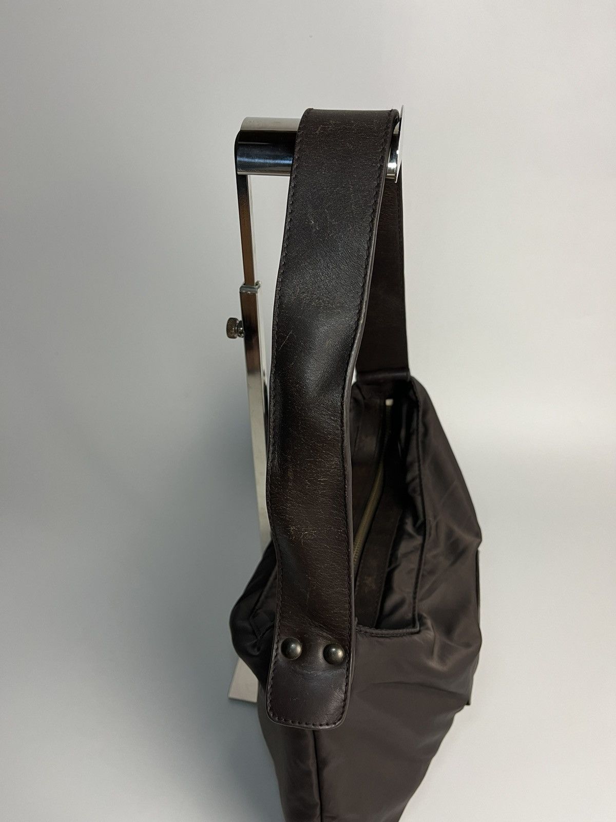 Moncler Moncler 2006 Nylon Shoulder Bag in Brown Size ONE SIZE - 9 Thumbnail