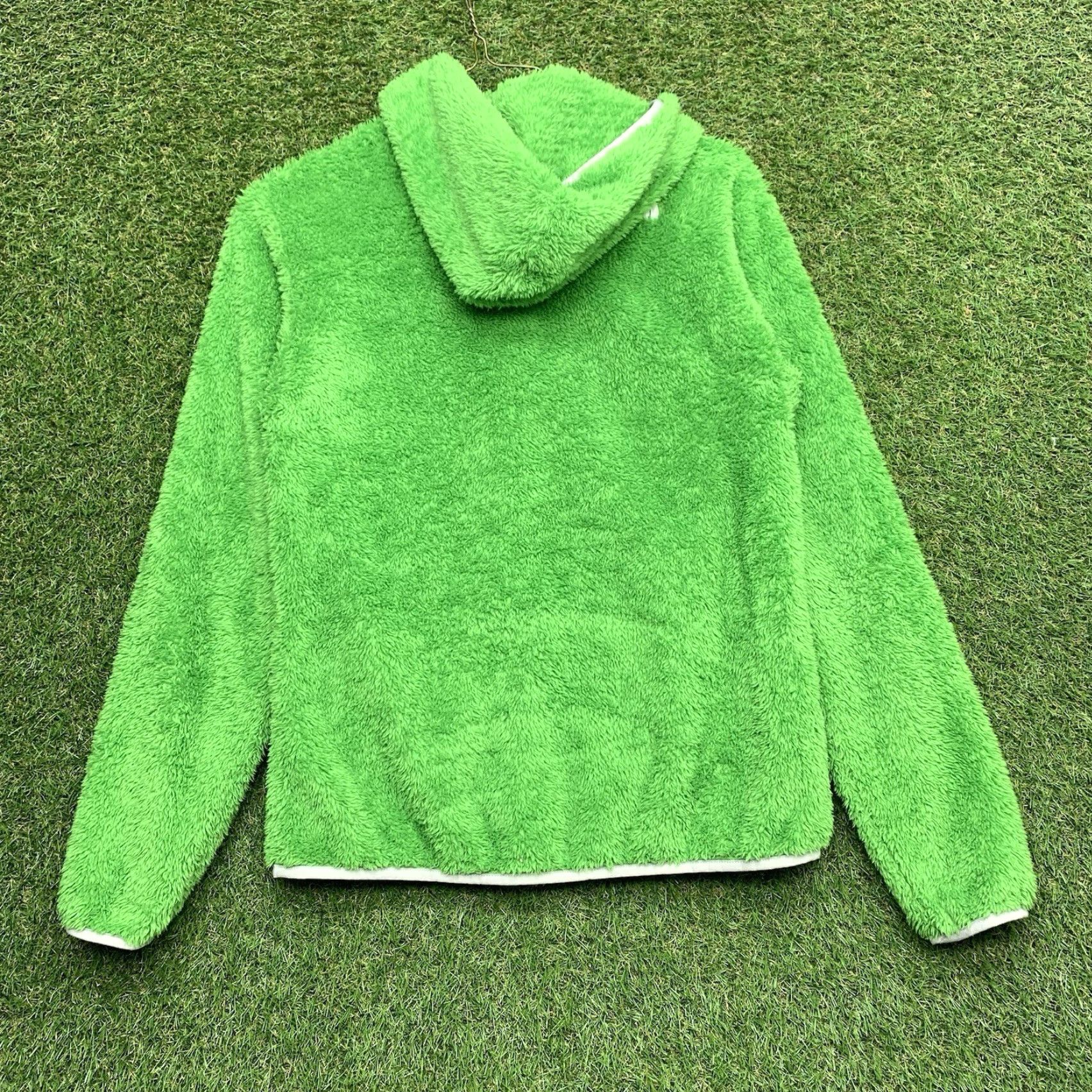 The North Face The North Face Fleece Jacket Womens M Green Long Sleeve Full Zip Hooded Logo Outdoor Casual Sweatshirt Size M / US 6-8 / IT 42-44 - 2 Thumbnail