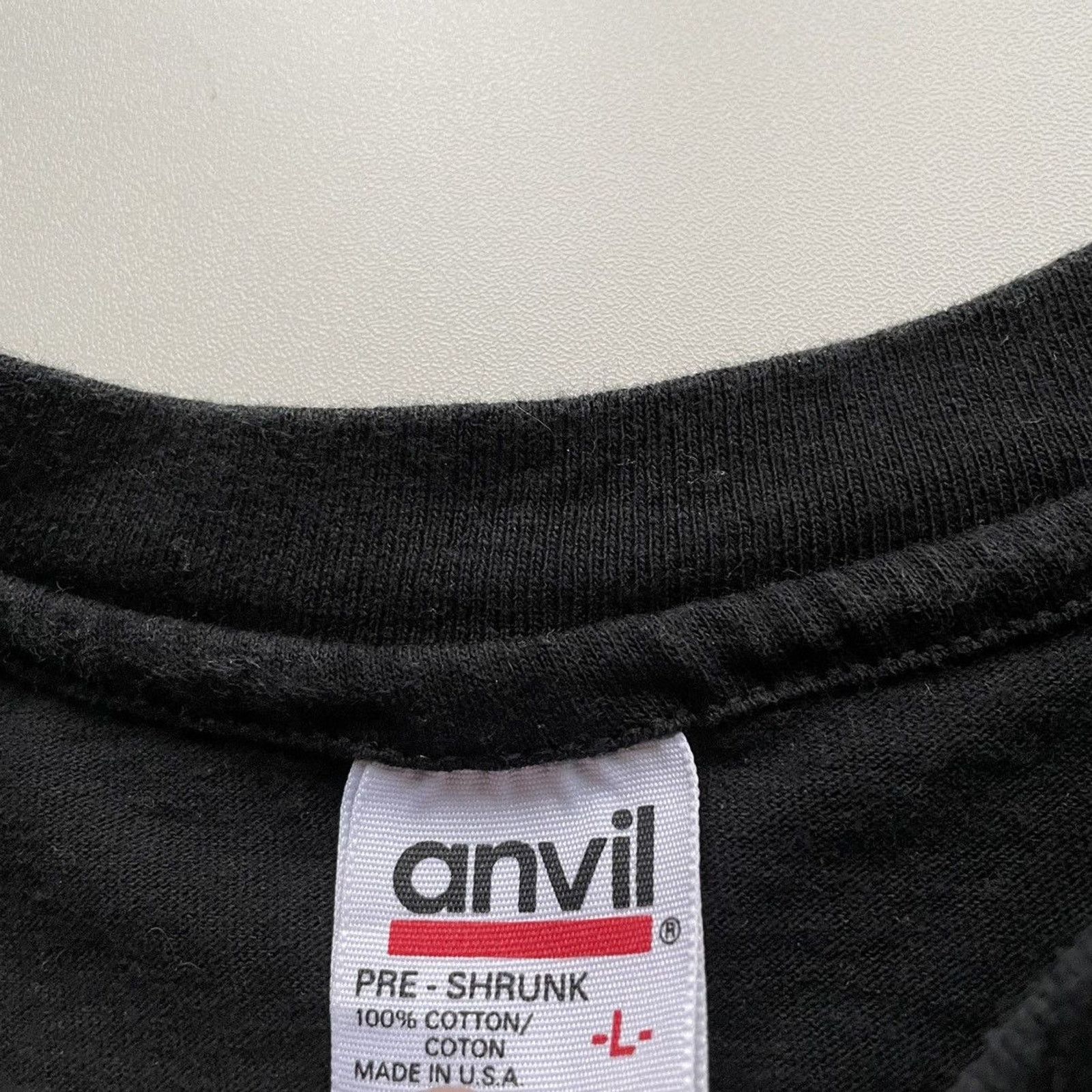 Anvil Vintage 90s Brooks & Dunn T Shirt Large Borderline Tour Rare Size US L / EU 52-54 / 3 - 7 Thumbnail