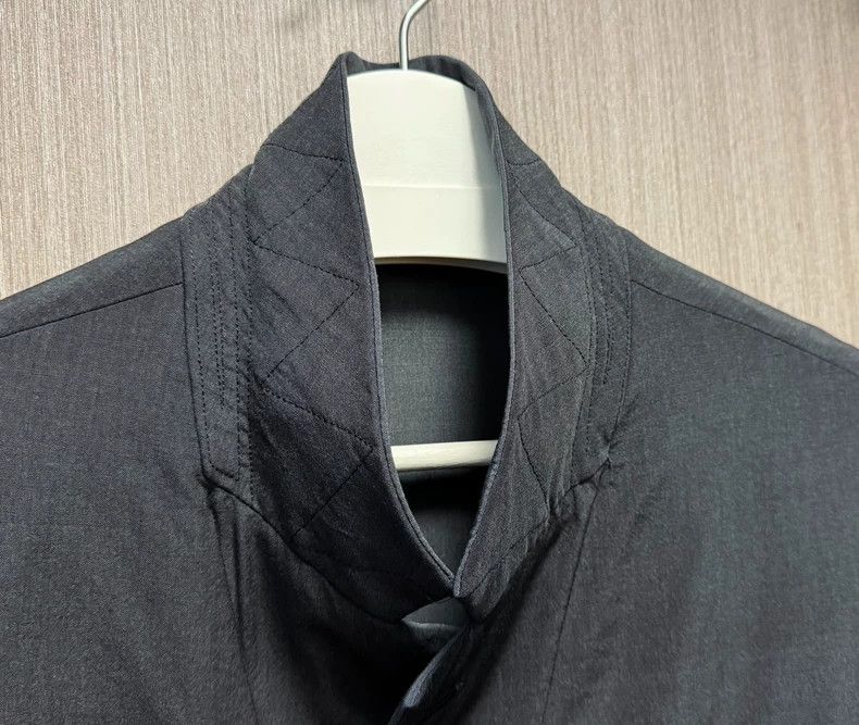 Yohji Yamamoto Yohji Yamamoto size 4 00 SS cold dyed wool suit with diffe Size 36R - 3 Thumbnail