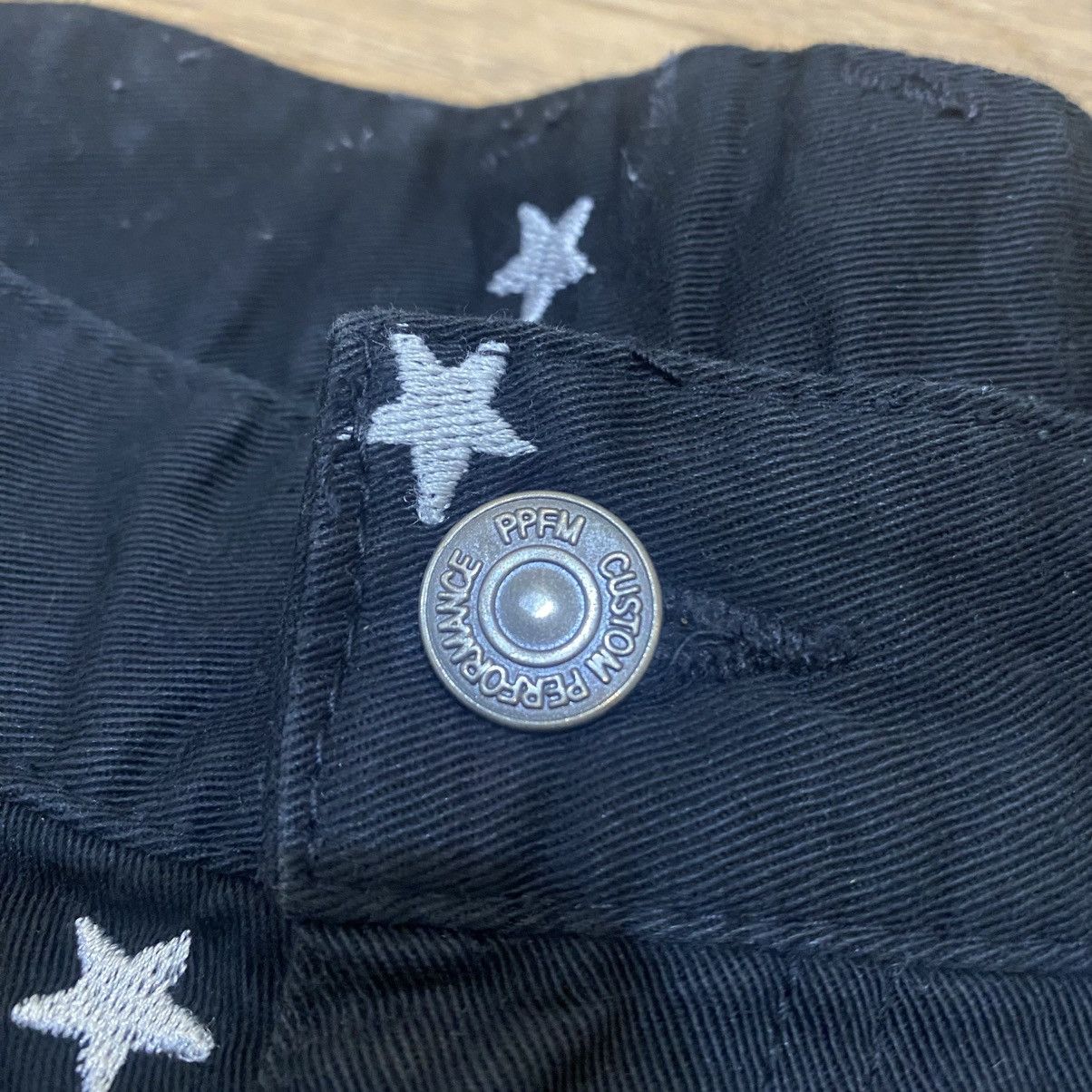 PPFM 2000s Ppfm Star Embordired Short Pants Size US 33 - 3 Thumbnail