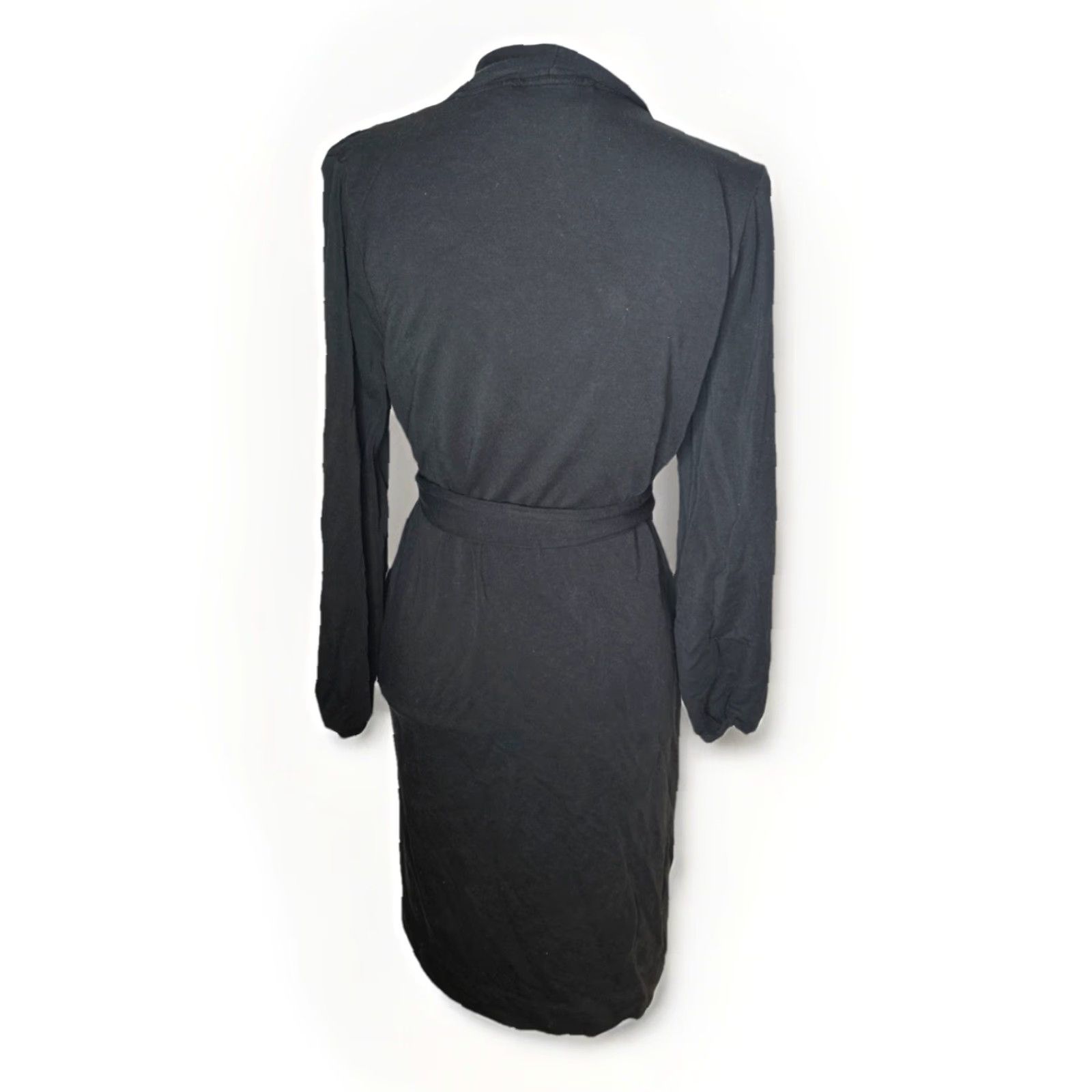 Vintage **Maternity Black Nursing Robe - One Size** User: Maternity Black Nursing Robe - One Size Size ONE SIZE - 4 Thumbnail